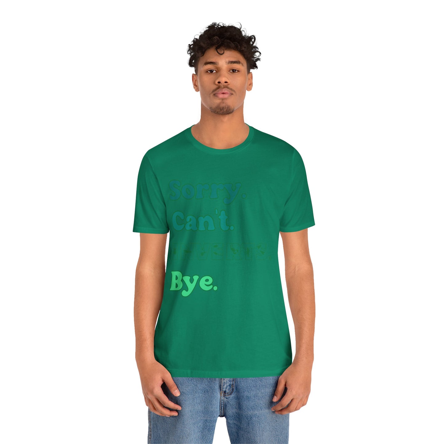 "Sorry Inverts" Unisex Jersey Tee - Casual Everyday Wear - Great for Invertebrate Lovers
