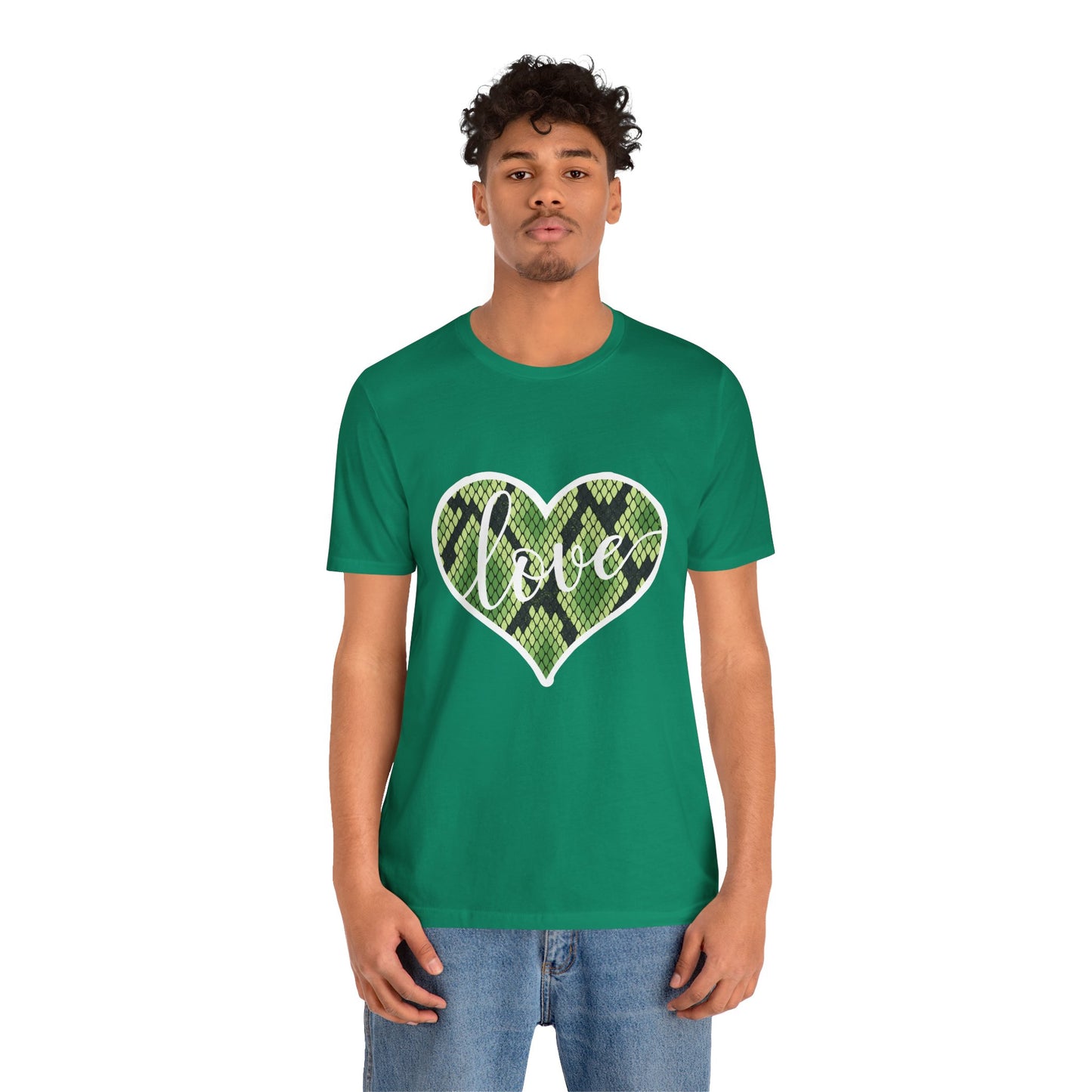 Love Scales Unisex Jersey Tee - Casual Everyday Wear - Great for Reptile Lovers