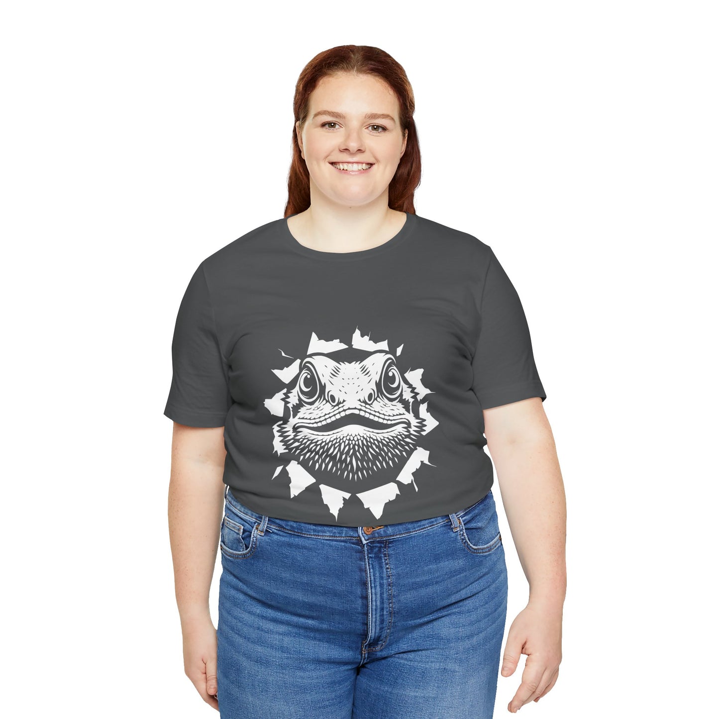 "Dragon Exit" Print Unisex Jersey Tee - Casual Everyday Wear - Great for Reptile Lovers