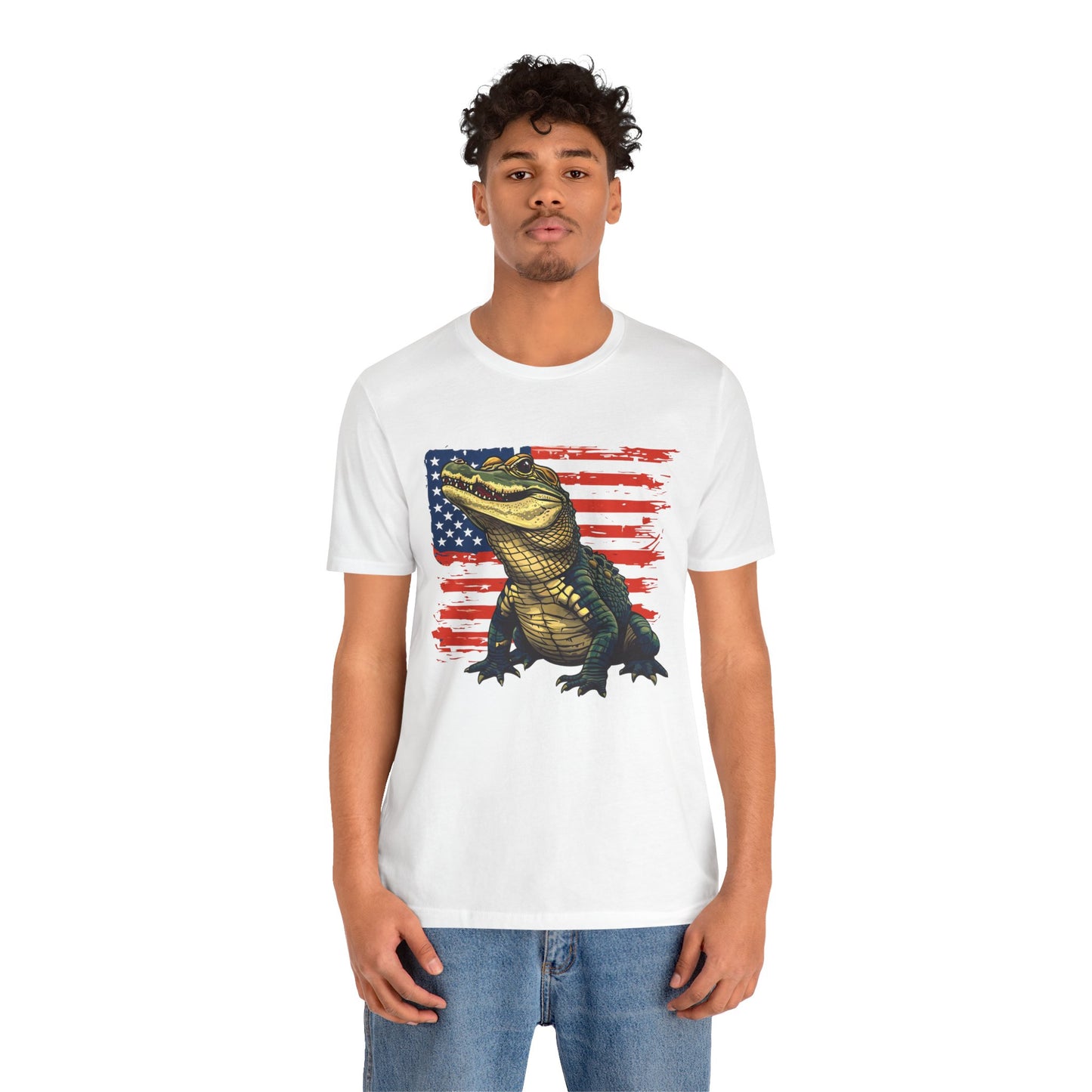 American Gator Unisex Jersey Tee - Casual Everyday Wear - Great for Reptile Lovers