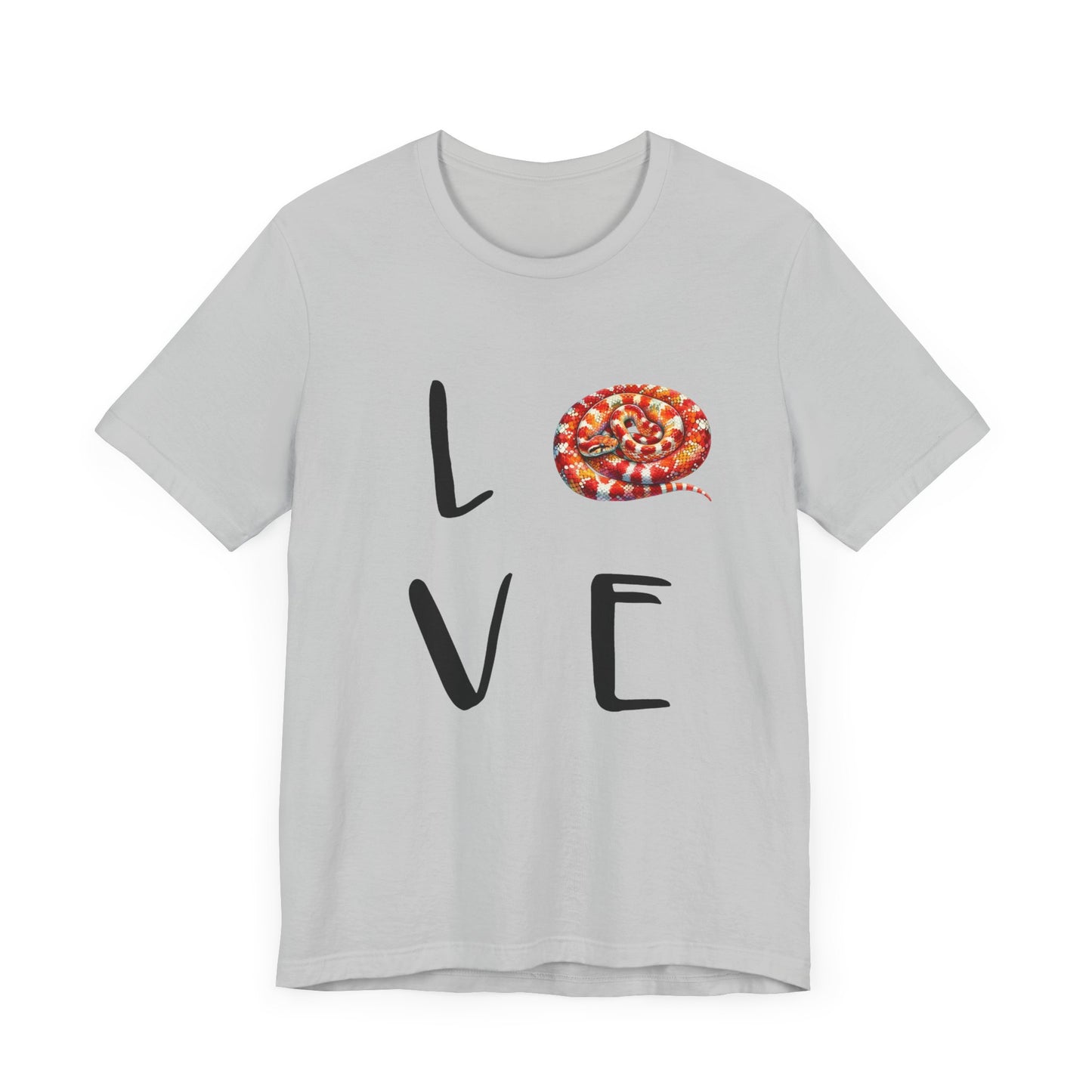 Corn Snake Love Unisex Jersey Tee - Casual Everyday Wear - Great for Reptile Lovers