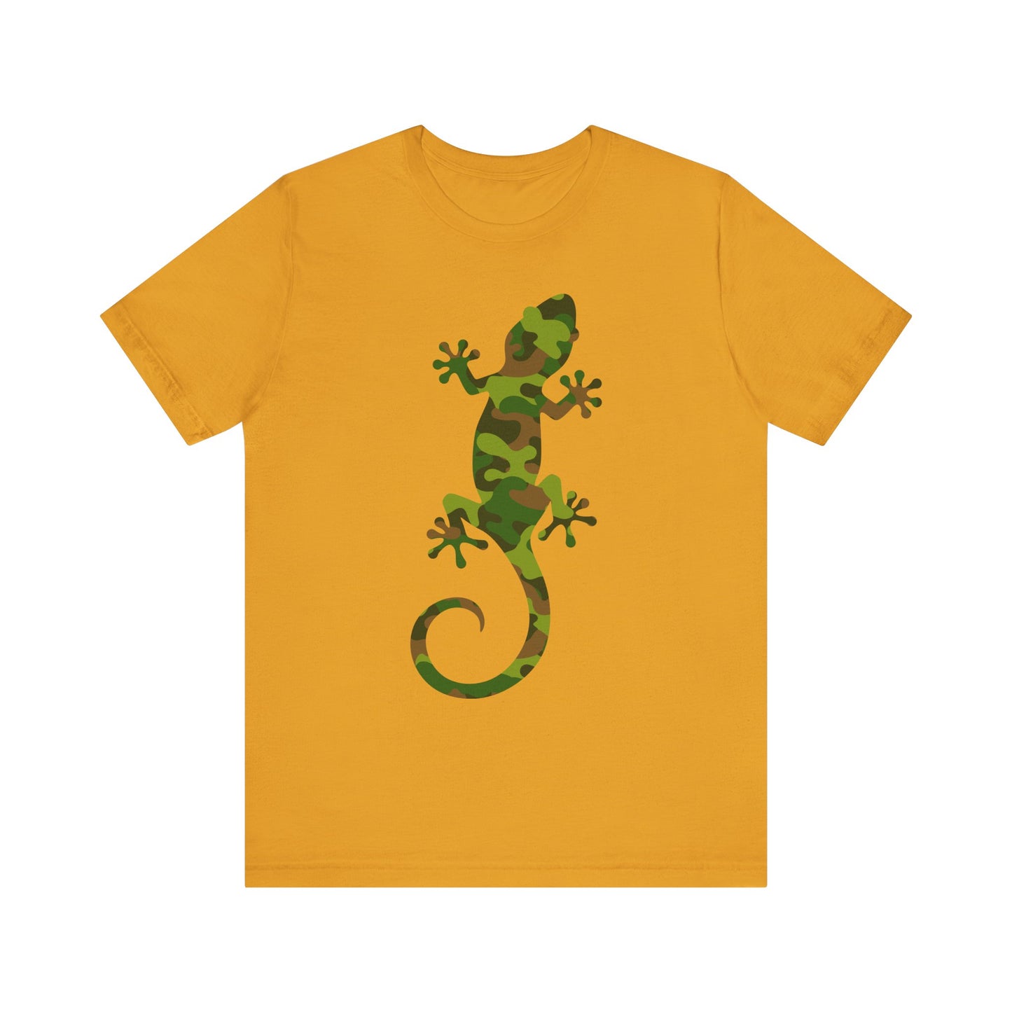 Camo Lizard Unisex Jersey Tee - Casual Everyday Wear - Great for Reptile Lovers