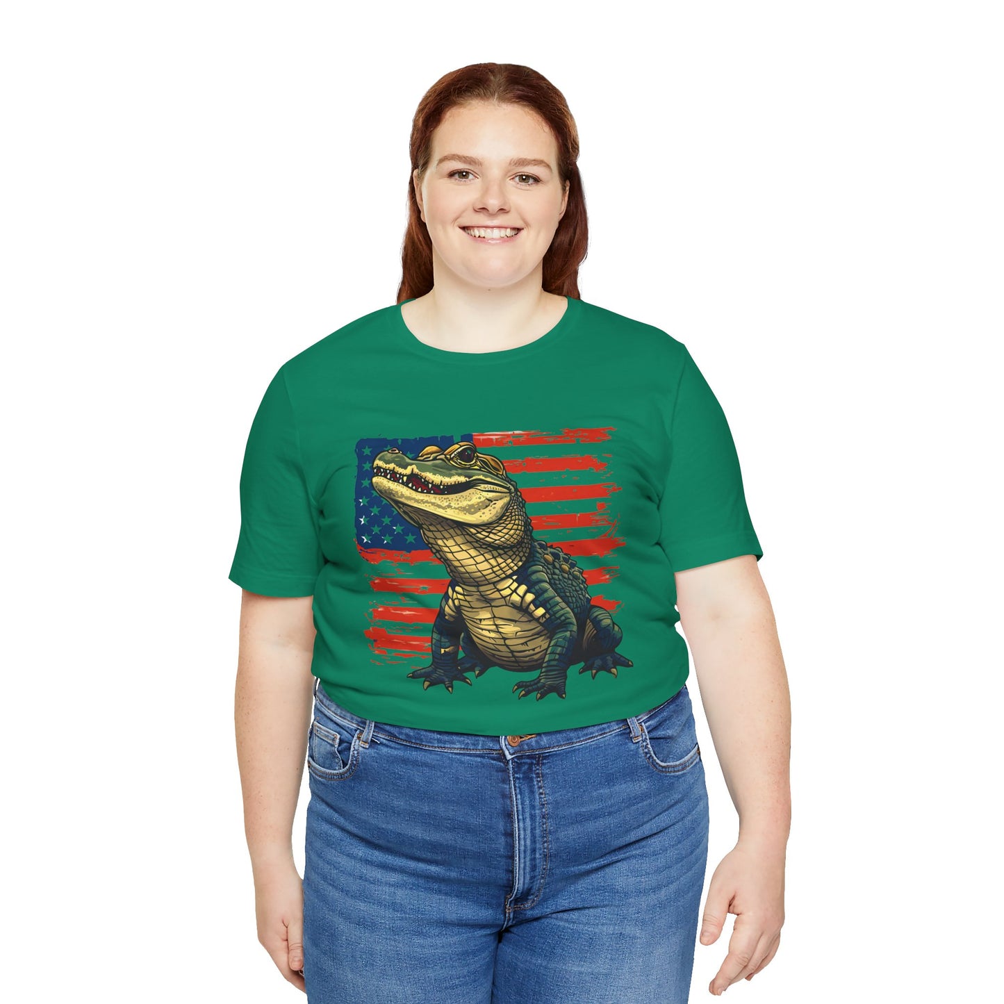 American Gator Unisex Jersey Tee - Casual Everyday Wear - Great for Reptile Lovers
