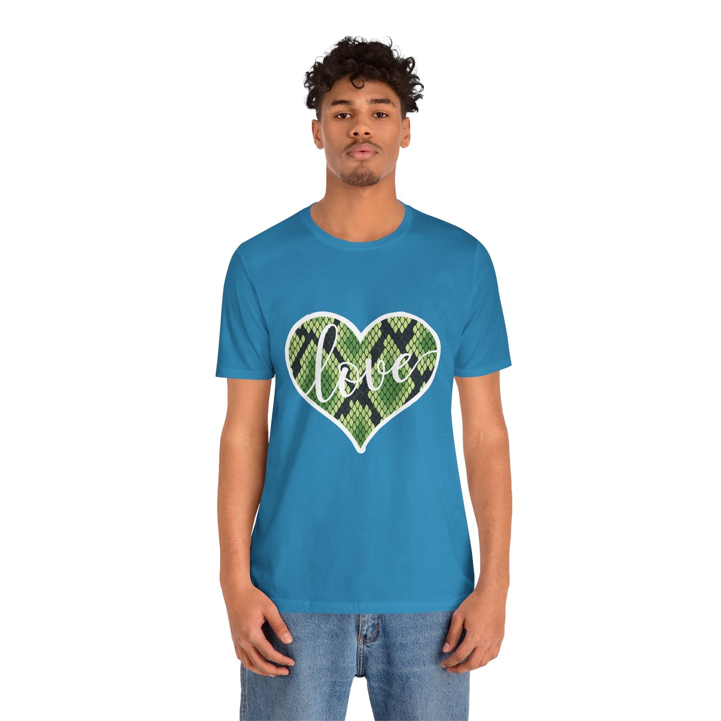 Love Scales Unisex Jersey Tee - Casual Everyday Wear - Great for Reptile Lovers
