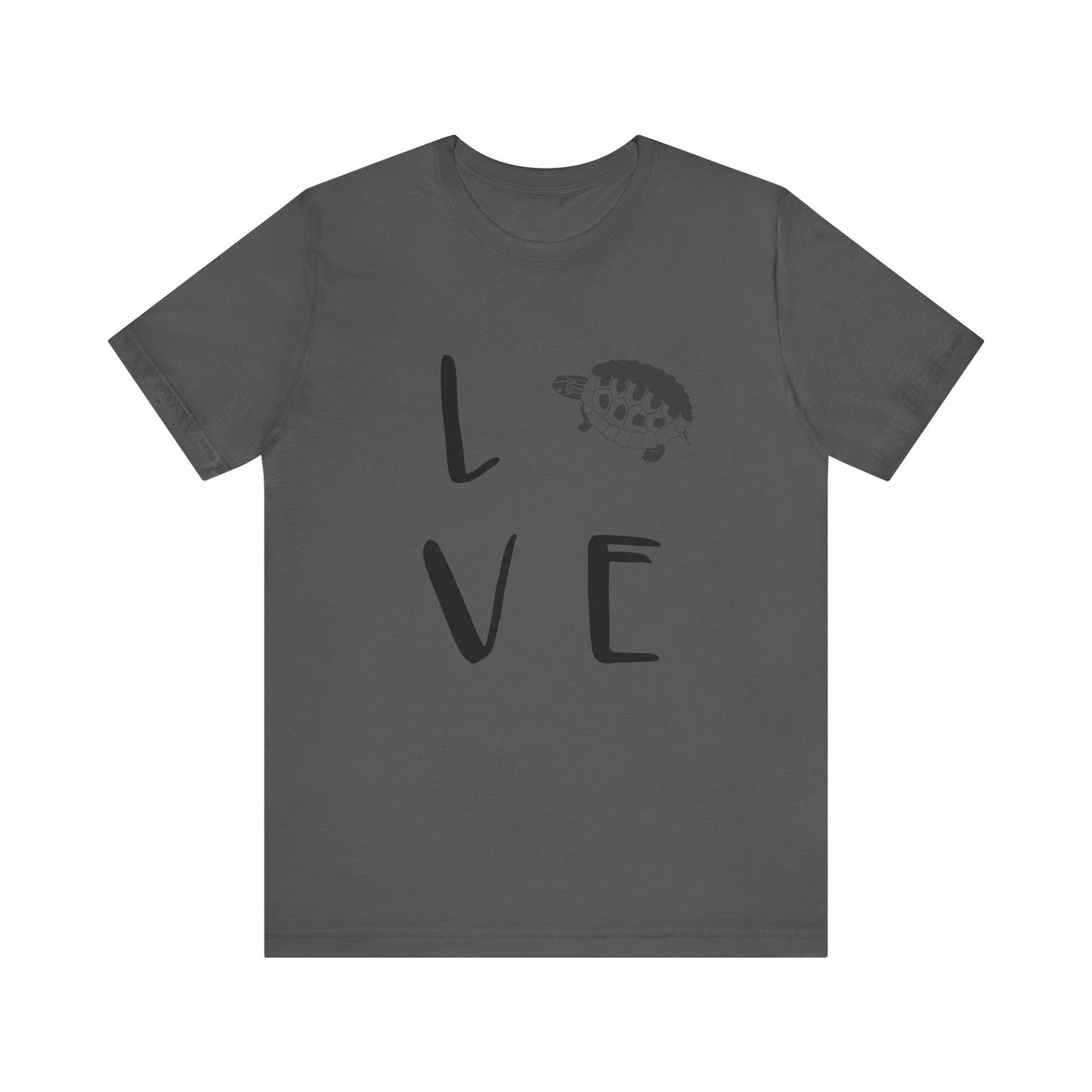 Turtle Love Unisex Jersey Tee - Casual Everyday Wear - Great for Reptile Lovers
