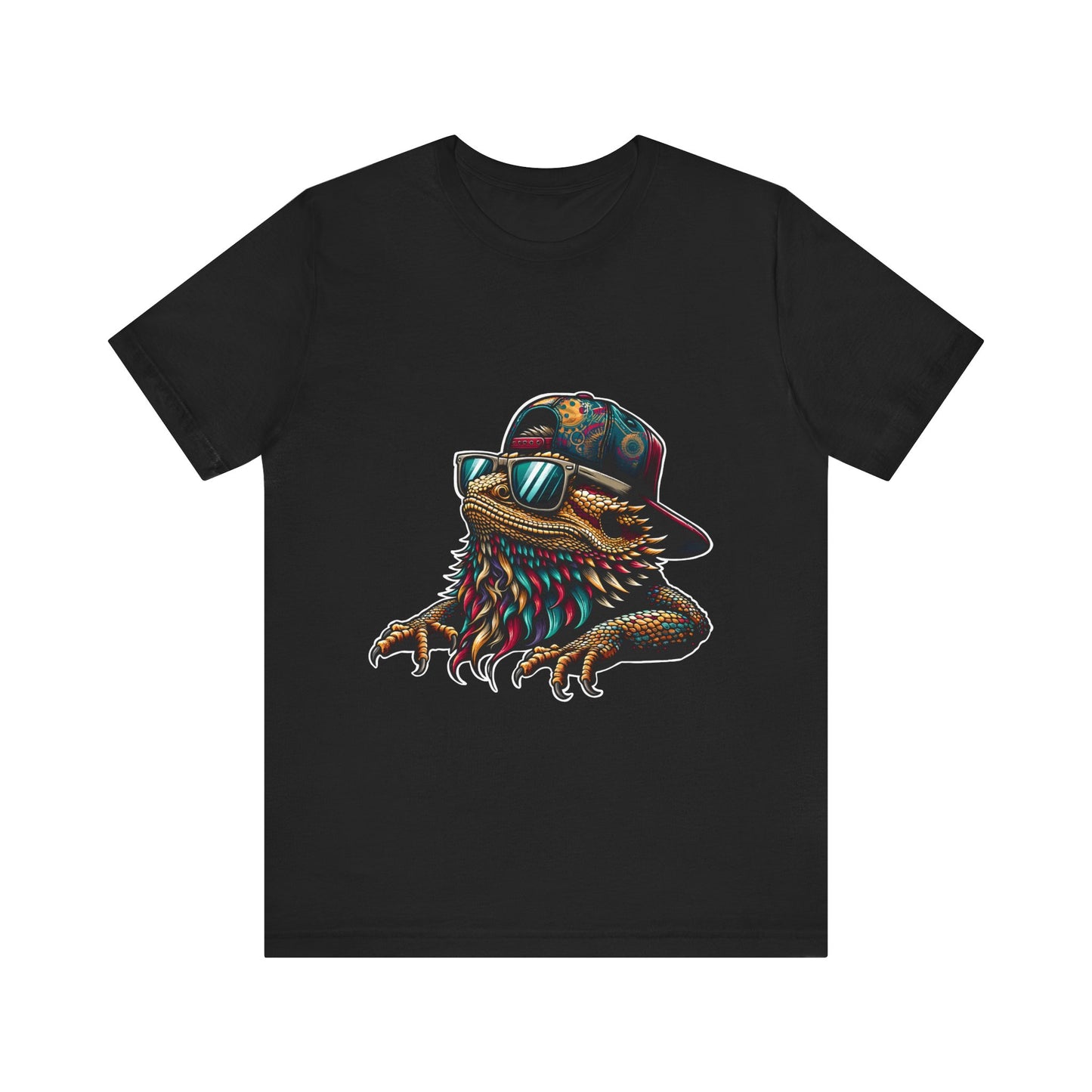 Stylin' Beardie Unisex Jersey Tee - Casual Everyday Wear - Great for Reptile Lovers