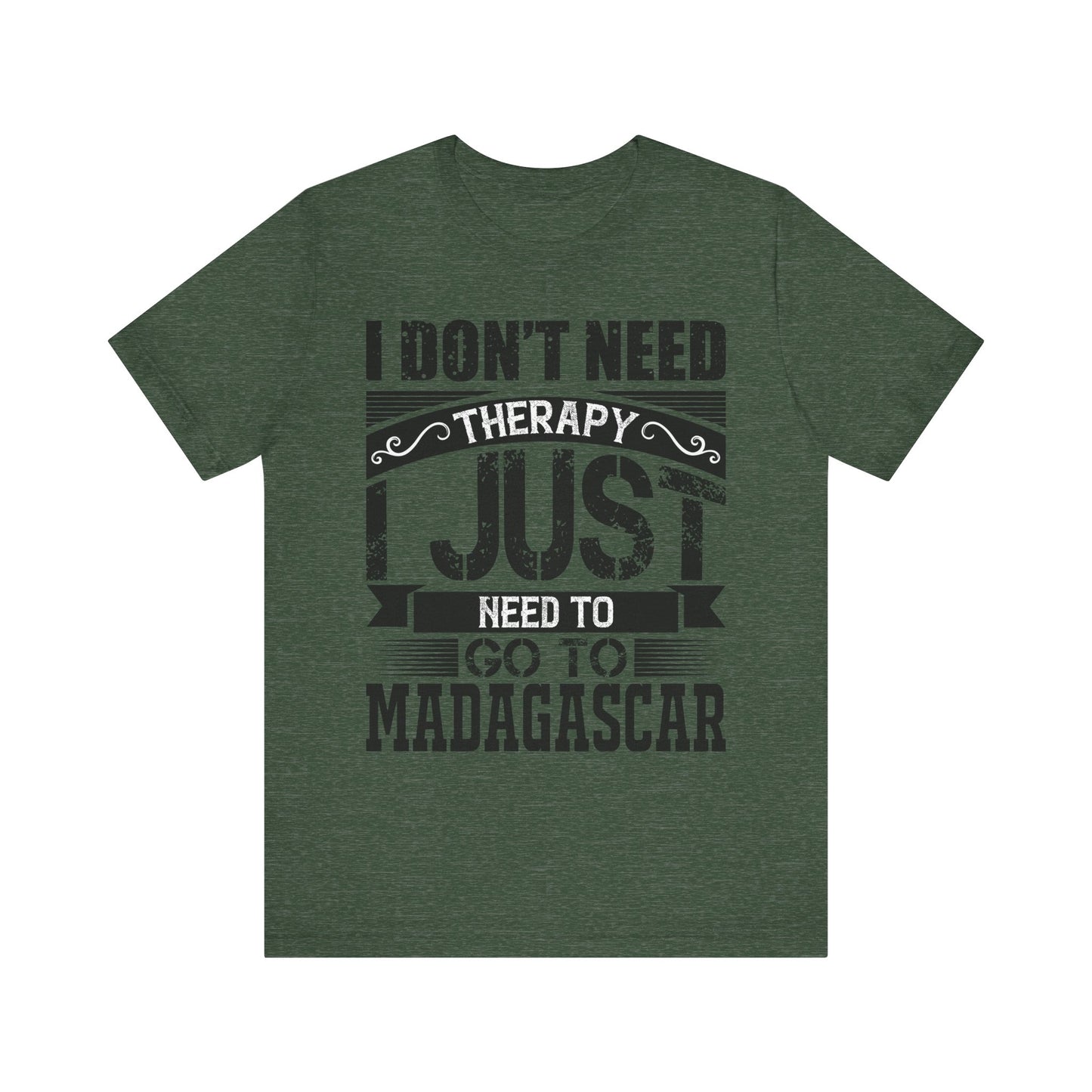 Go to Madagascar Unisex Jersey Tee - Casual Everyday Wear - Great for Reptile Lovers