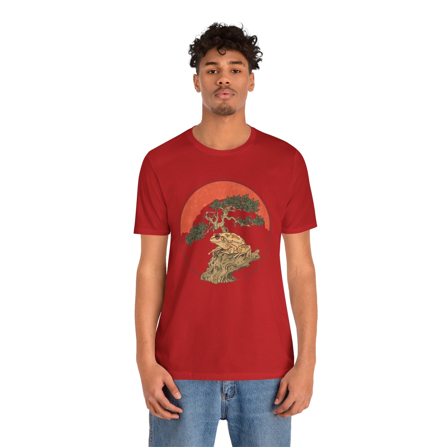 Bonsai Frog Unisex Jersey Tee - Casual Everyday Wear - Great for Reptile Lovers