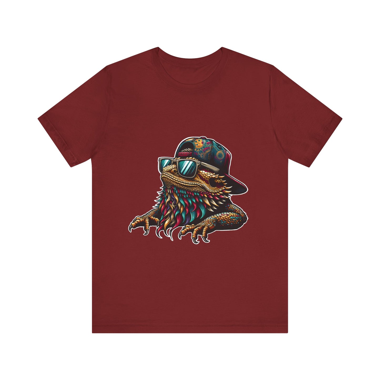 Stylin' Beardie Unisex Jersey Tee - Casual Everyday Wear - Great for Reptile Lovers
