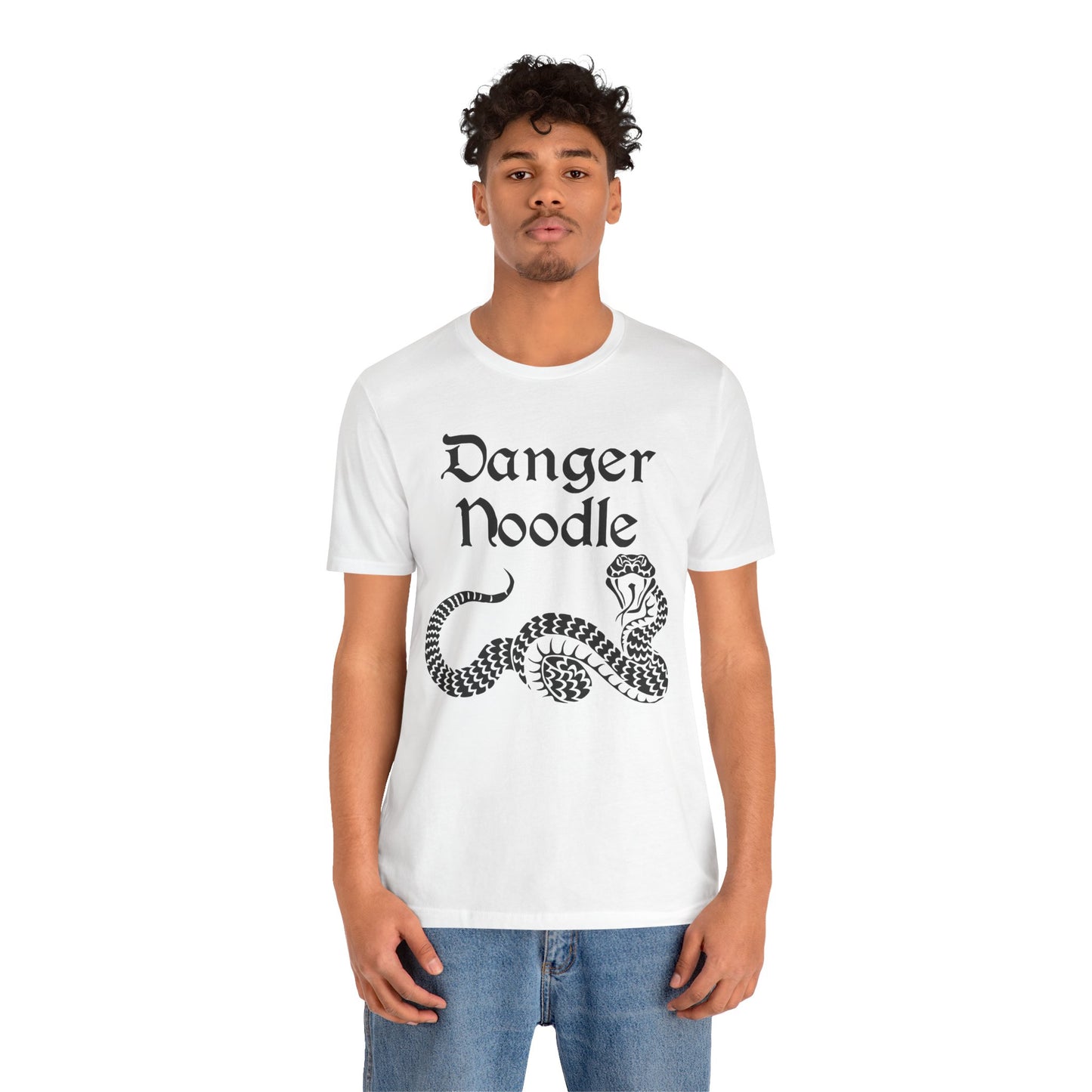 Danger Noodle Unisex Jersey Tee - Casual Everyday Wear - Great for Reptile Lovers