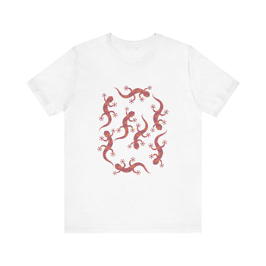 Lots of Geckos Unisex Jersey Tee - Casual Everyday Wear - Great for Reptile Lovers