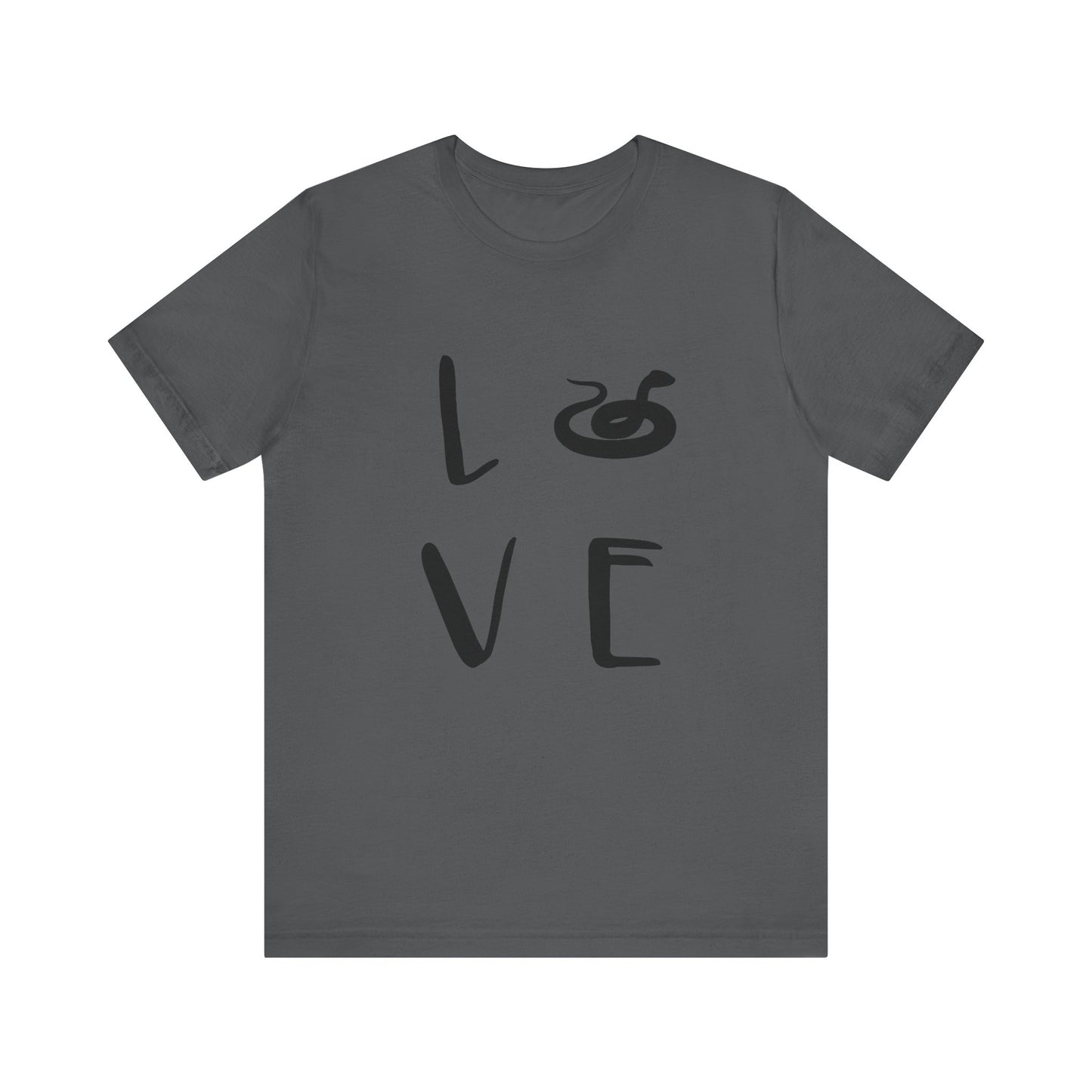 Snake Love Unisex Jersey Tee - Casual Everyday Wear - Great for Reptile Lovers