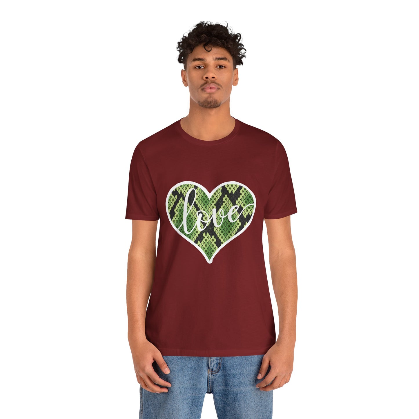 Love Scales Unisex Jersey Tee - Casual Everyday Wear - Great for Reptile Lovers