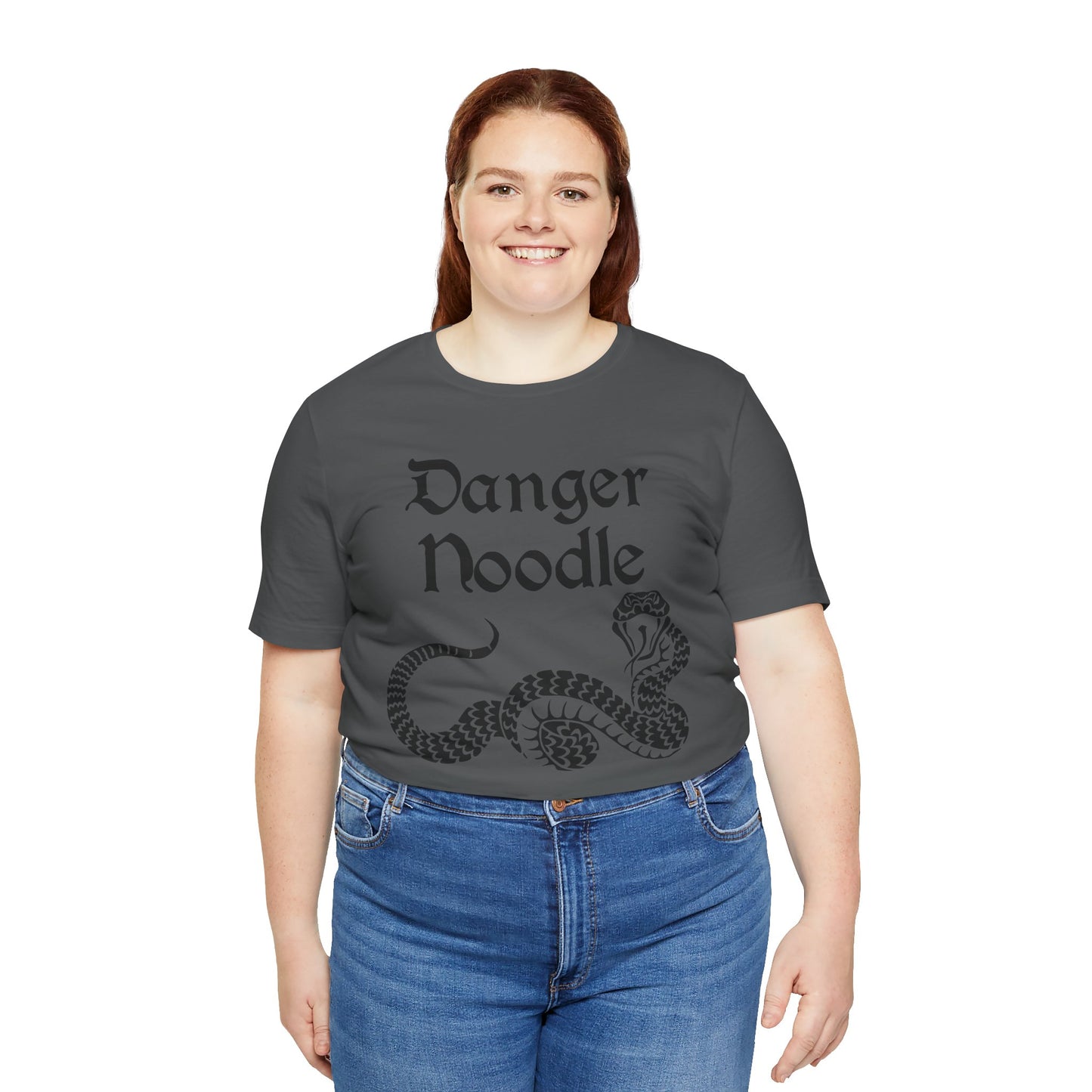 Danger Noodle Unisex Jersey Tee - Casual Everyday Wear - Great for Reptile Lovers