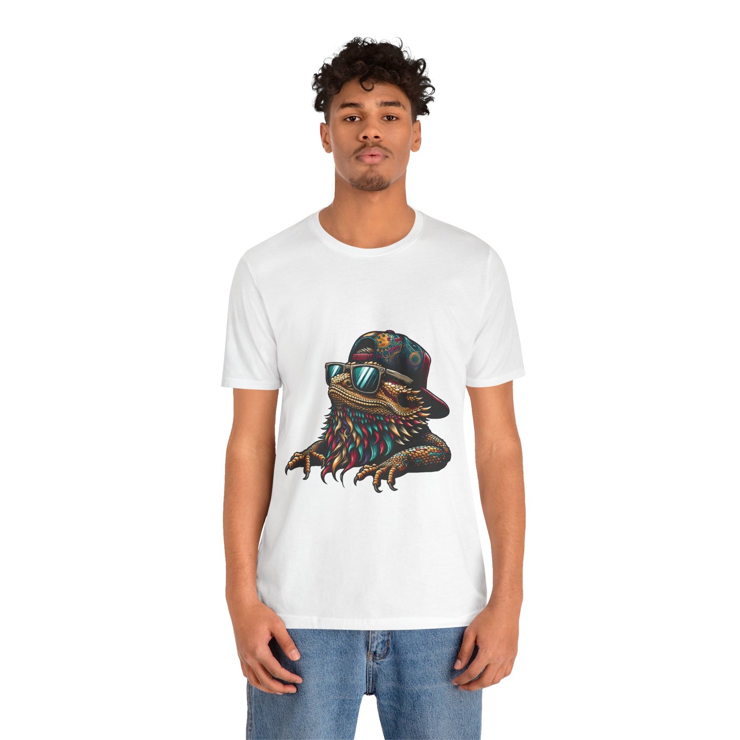 Stylin' Beardie Unisex Jersey Tee - Casual Everyday Wear - Great for Reptile Lovers