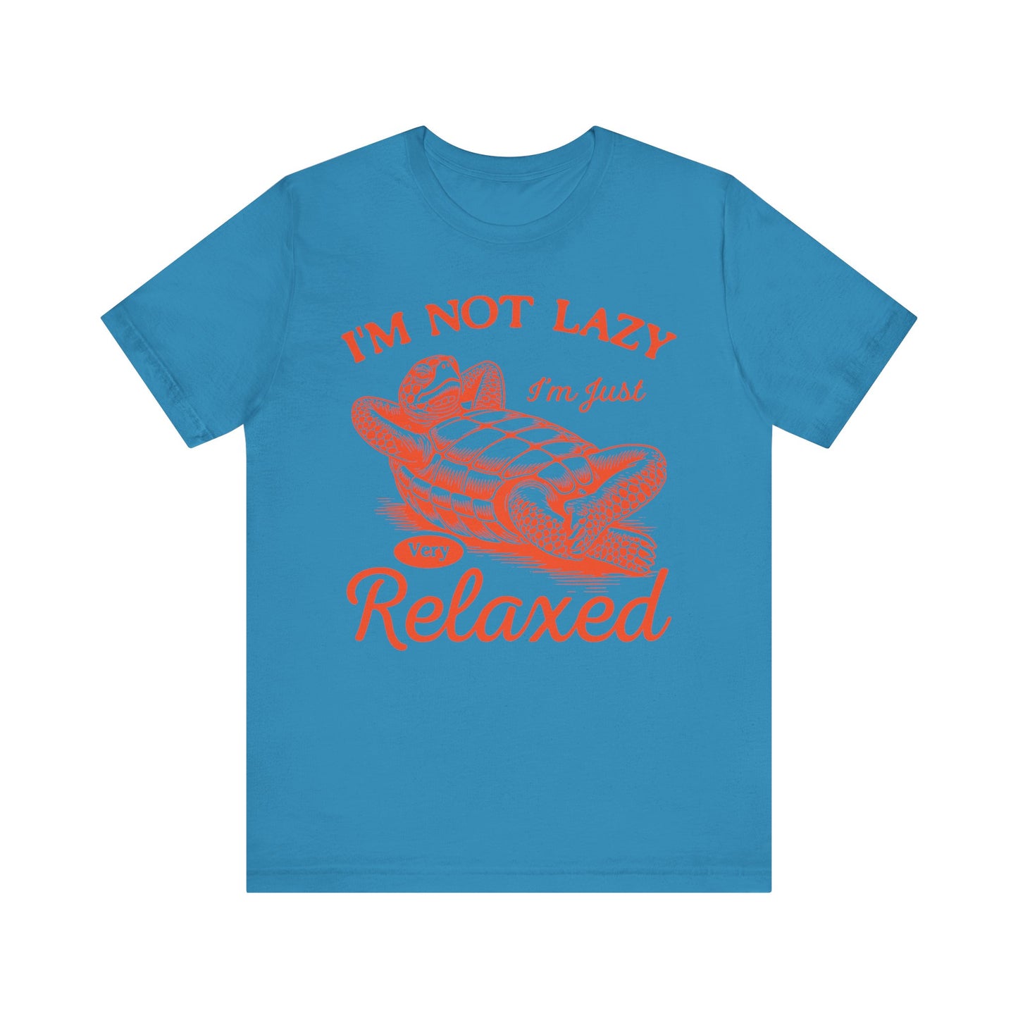 "I'm Not Lazy" Unisex Jersey Tee - Casual Everyday Wear - Great for Reptile Lovers