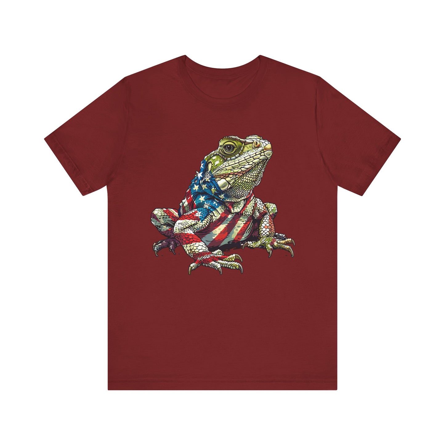 American Iquana Unisex Jersey Tee - Casual Everyday Wear - Great for Reptile Lovers