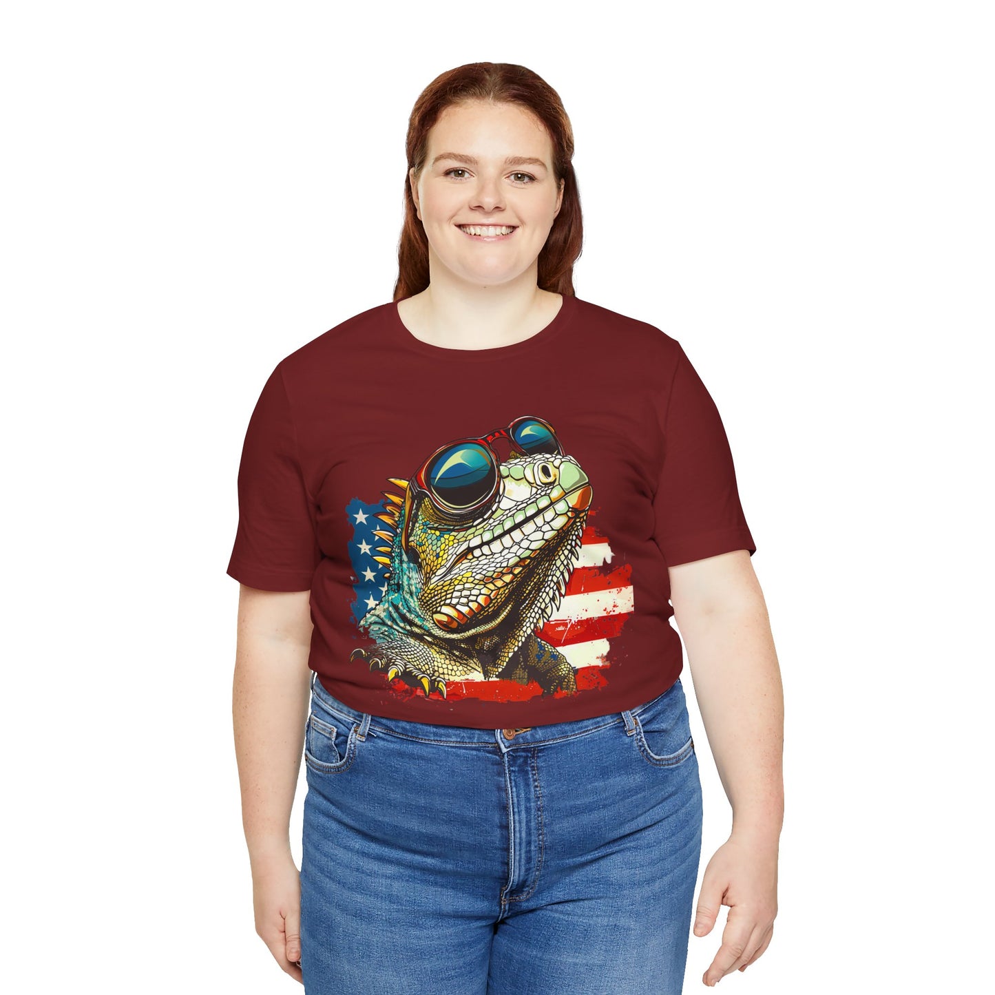 Cool Iguana Unisex Jersey Tee - Casual Everyday Wear - Great for Reptile Lovers
