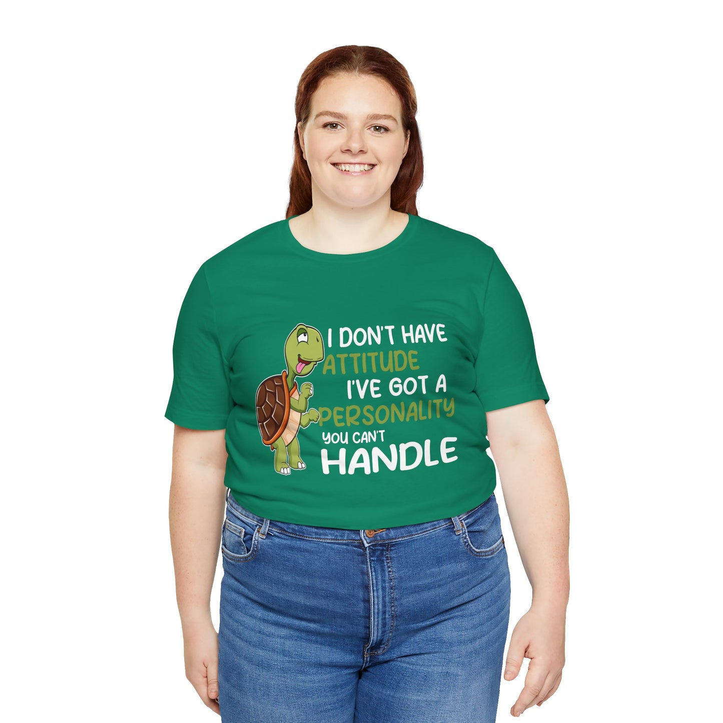 "I Don't Have Attitude" Unisex Jersey Tee - Casual Everyday Wear - Great for Reptile Lovers