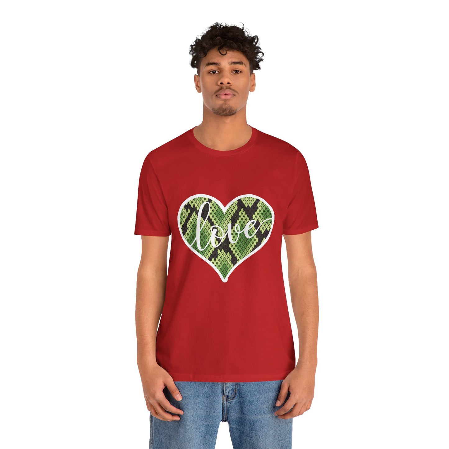 Love Scales Unisex Jersey Tee - Casual Everyday Wear - Great for Reptile Lovers