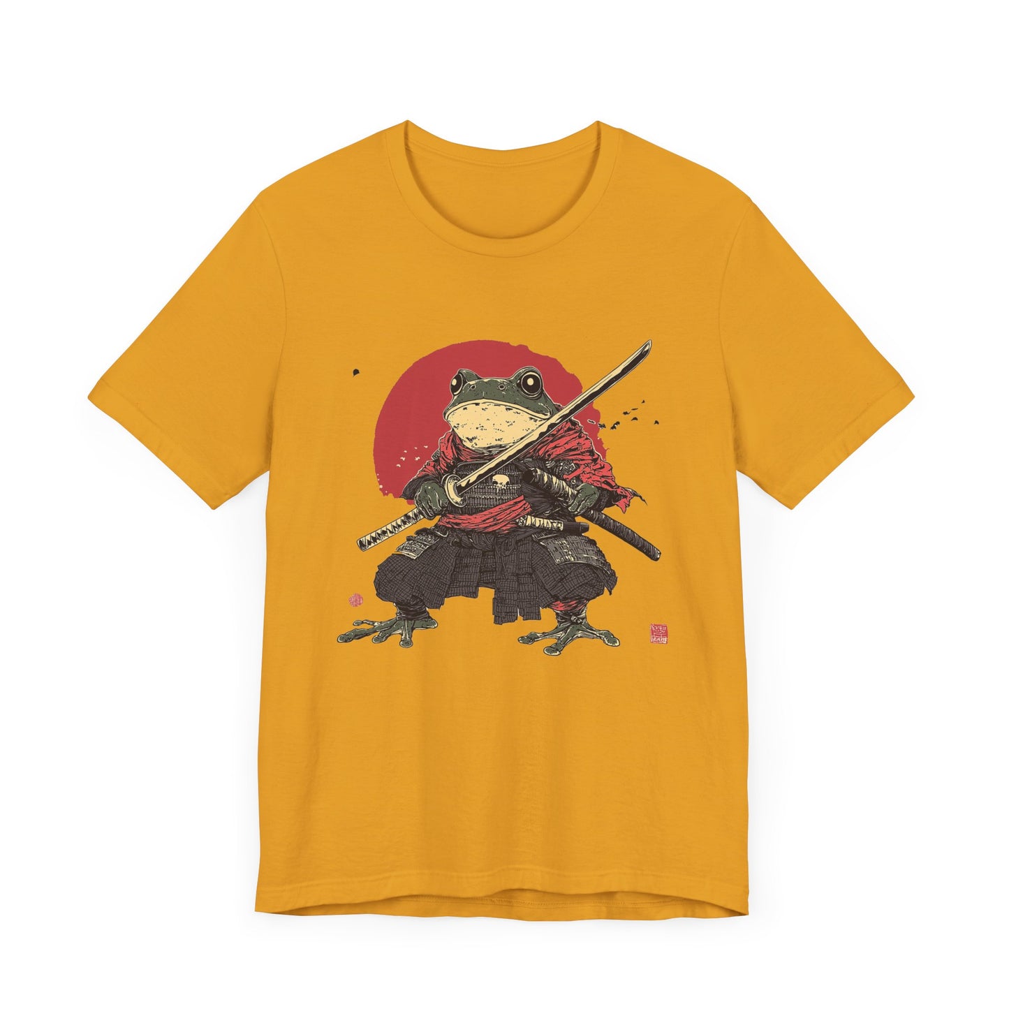 Samurai Frog Unisex Jersey Tee - Casual Everyday Wear - Great for Reptile Lovers