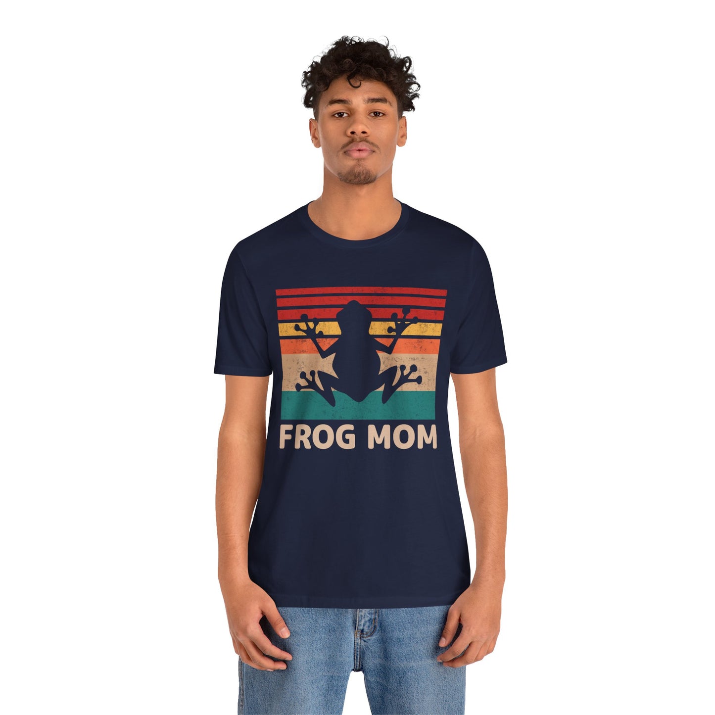 "Frog Mom" Unisex Jersey Tee - Casual Everyday Wear - Great for Reptile Lovers