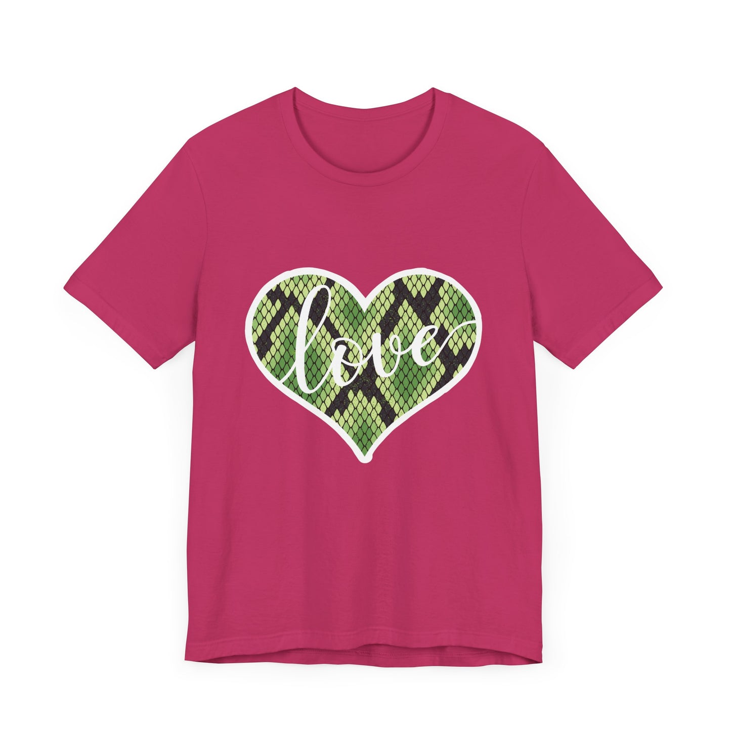 Love Scales Unisex Jersey Tee - Casual Everyday Wear - Great for Reptile Lovers