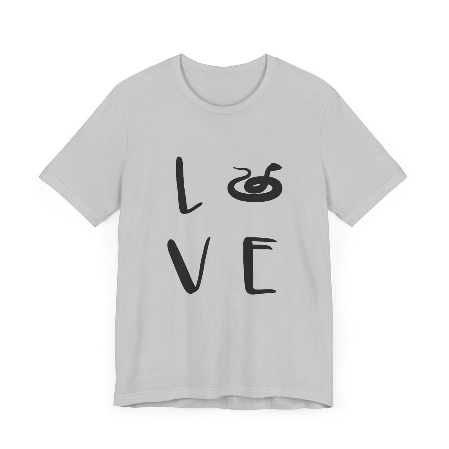 Snake Love Unisex Jersey Tee - Casual Everyday Wear - Great for Reptile Lovers
