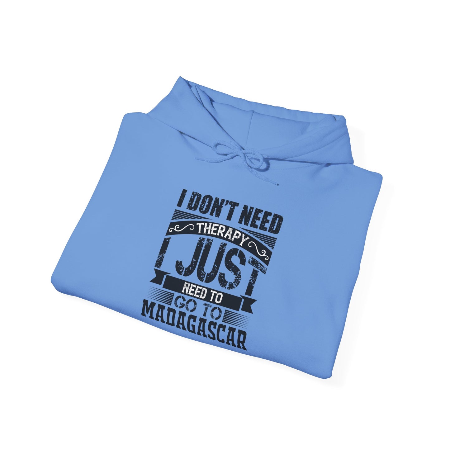 "Just Need to Go to Madagascar" Unisex Hooded Sweatshirt with Bold Print - Great for Reptile Lovers