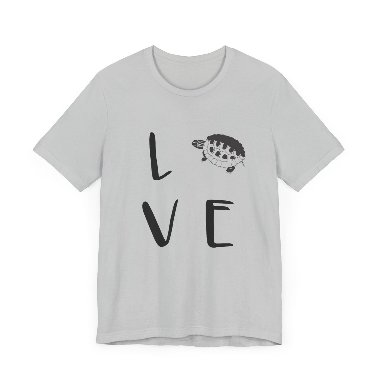Turtle Love Unisex Jersey Tee - Casual Everyday Wear - Great for Reptile Lovers