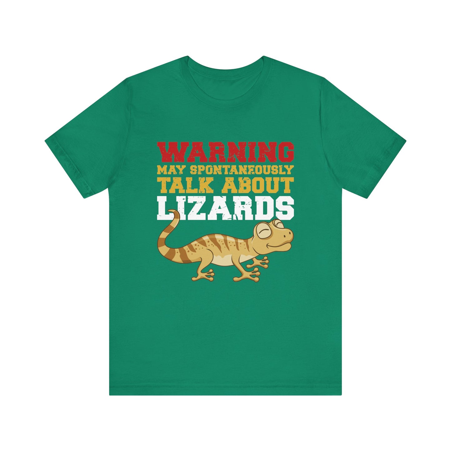 "May Talk About Lizards" Unisex Jersey Tee - Casual Everyday Wear - Great for Reptile Lovers