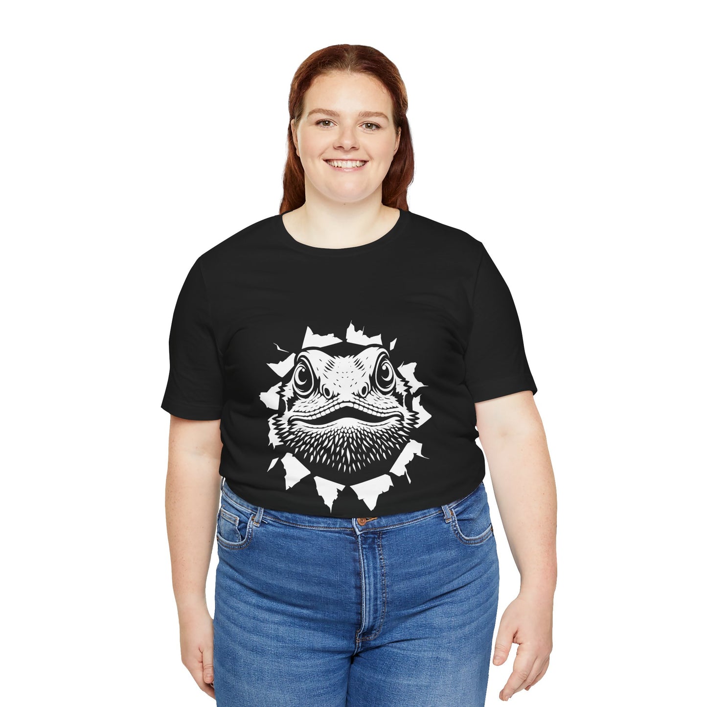 "Dragon Exit" Print Unisex Jersey Tee - Casual Everyday Wear - Great for Reptile Lovers