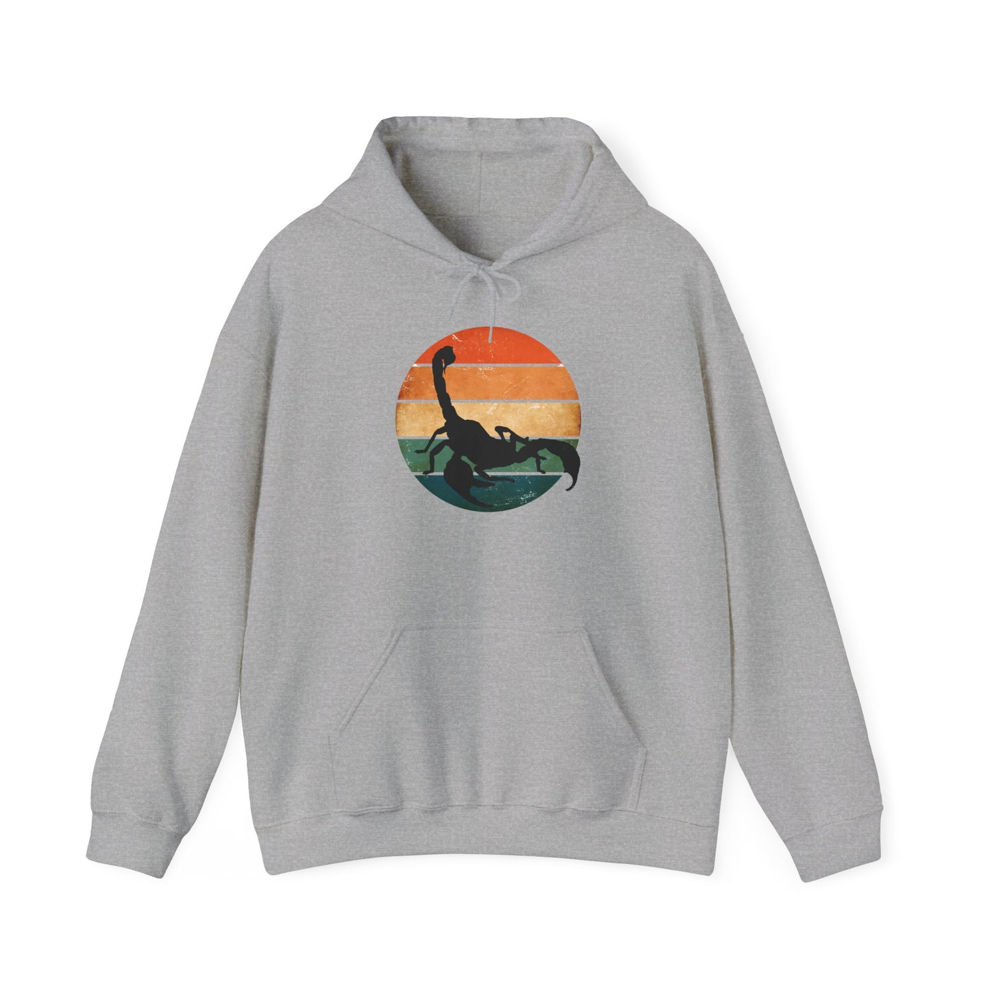 Scorpion Unisex Hooded Sweatshirt with Bold Print - Great for Reptile Lovers