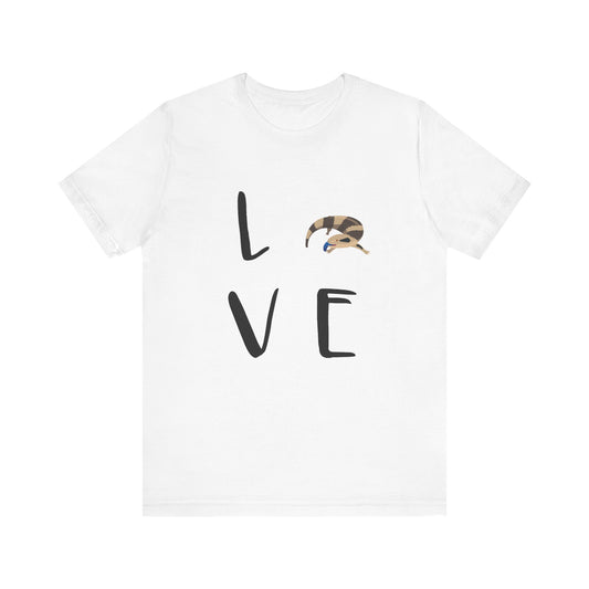 Blue-Tongued Skink Love Unisex Jersey Tee - Casual Everyday Wear - Great for Reptile Lovers