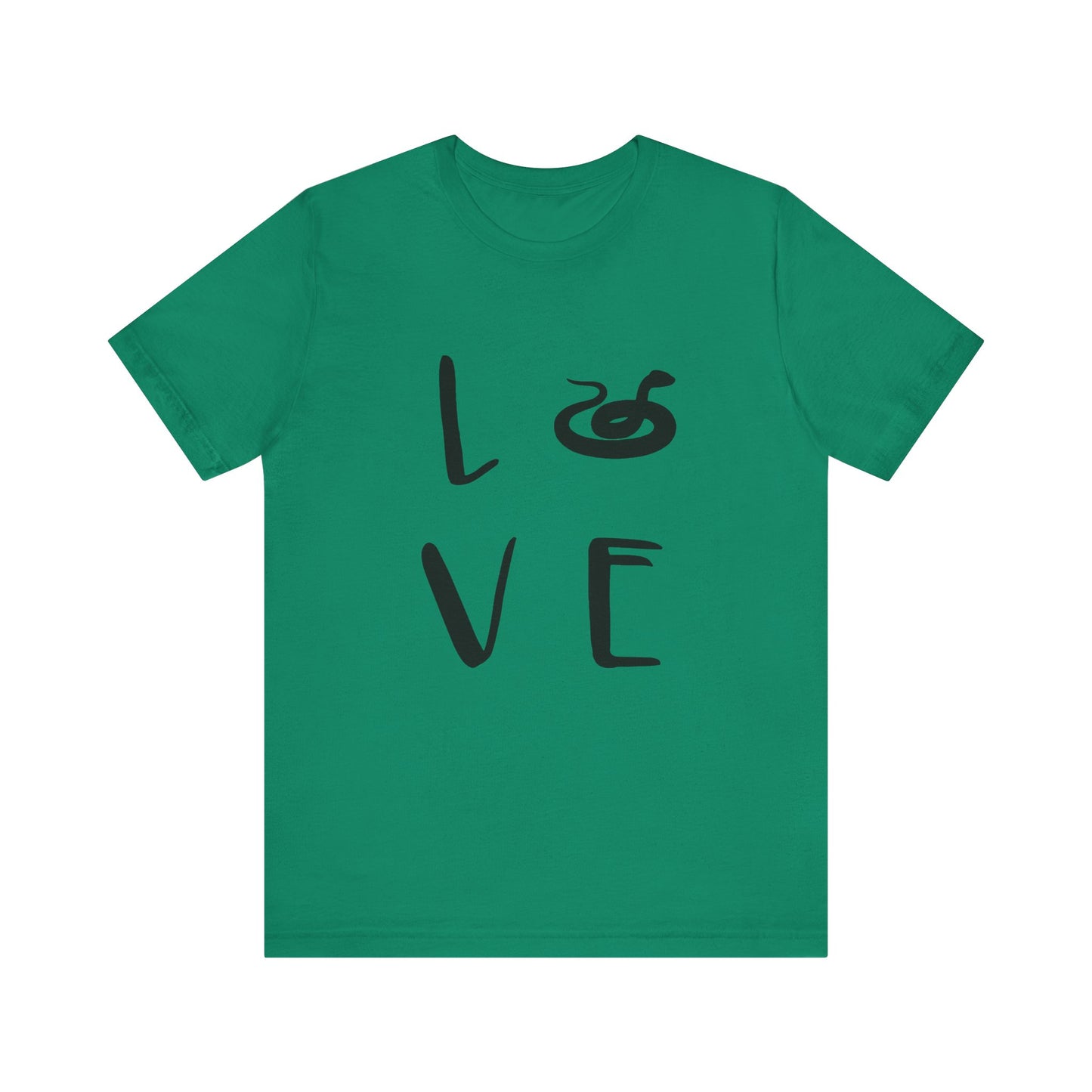 Snake Love Unisex Jersey Tee - Casual Everyday Wear - Great for Reptile Lovers