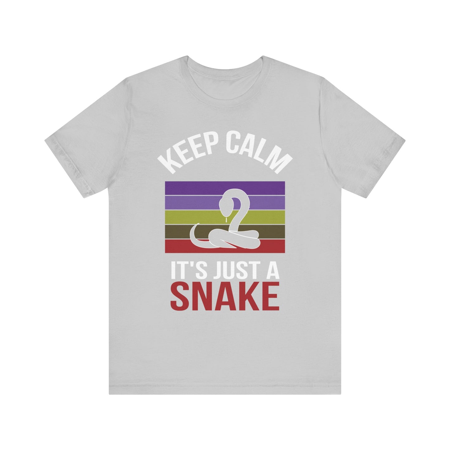 "It's Just a Snake" Unisex Jersey Tee - Casual Everyday Wear - Great for Reptile Lovers