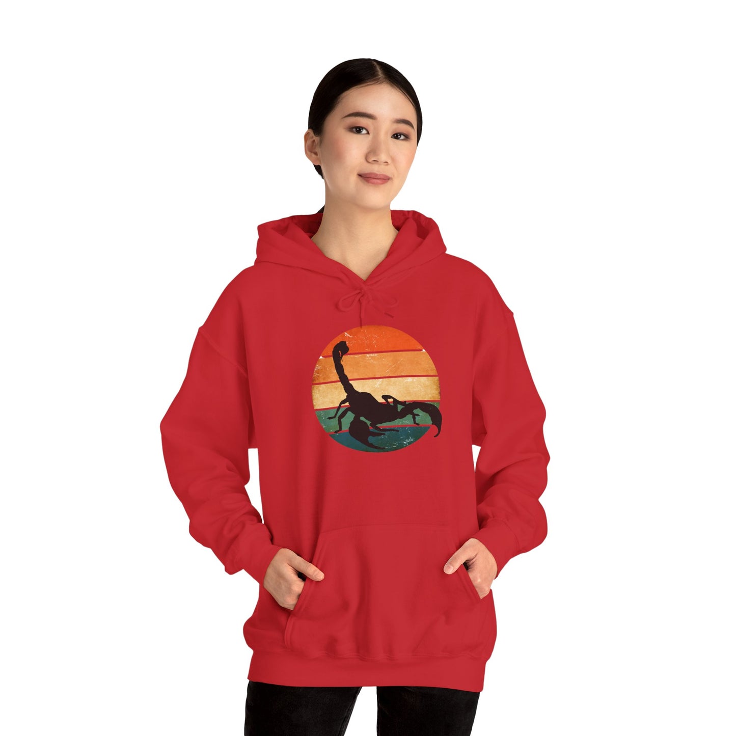 Scorpion Unisex Hooded Sweatshirt with Bold Print - Great for Reptile Lovers