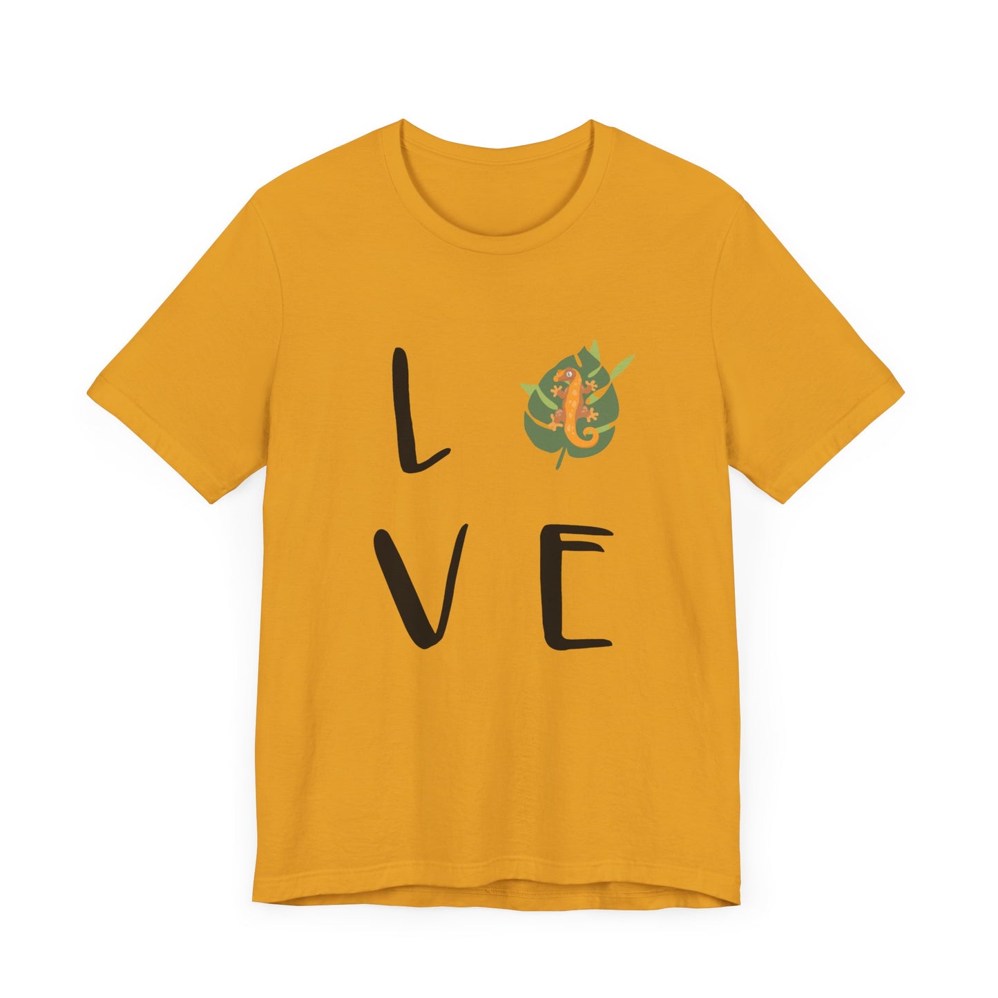 Crestie Love Unisex Jersey Tee - Casual Everyday Wear - Great for Reptile Lovers