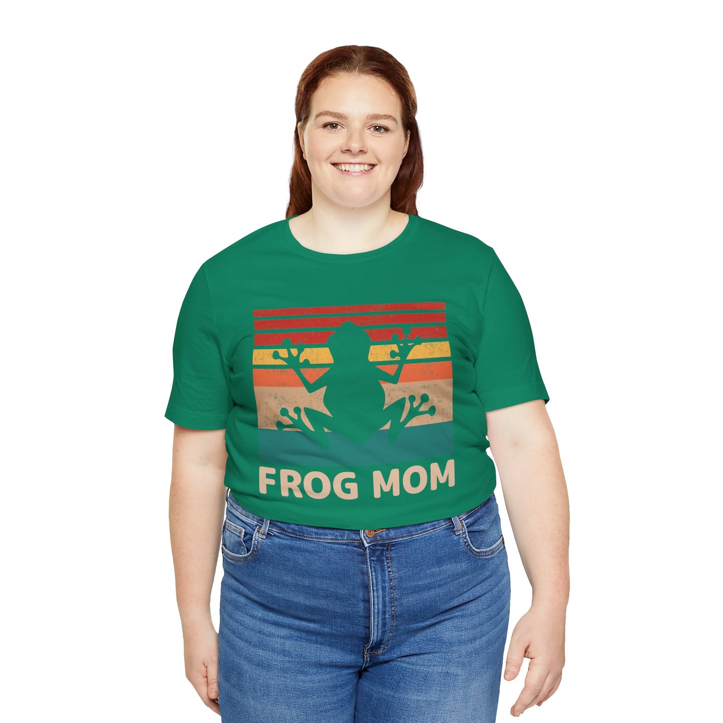"Frog Mom" Unisex Jersey Tee - Casual Everyday Wear - Great for Reptile Lovers
