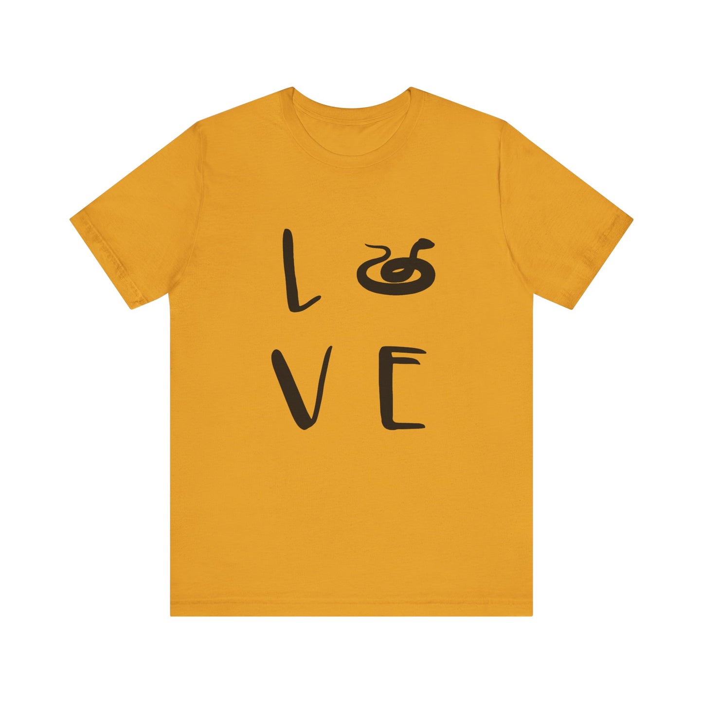 Snake Love Unisex Jersey Tee - Casual Everyday Wear - Great for Reptile Lovers