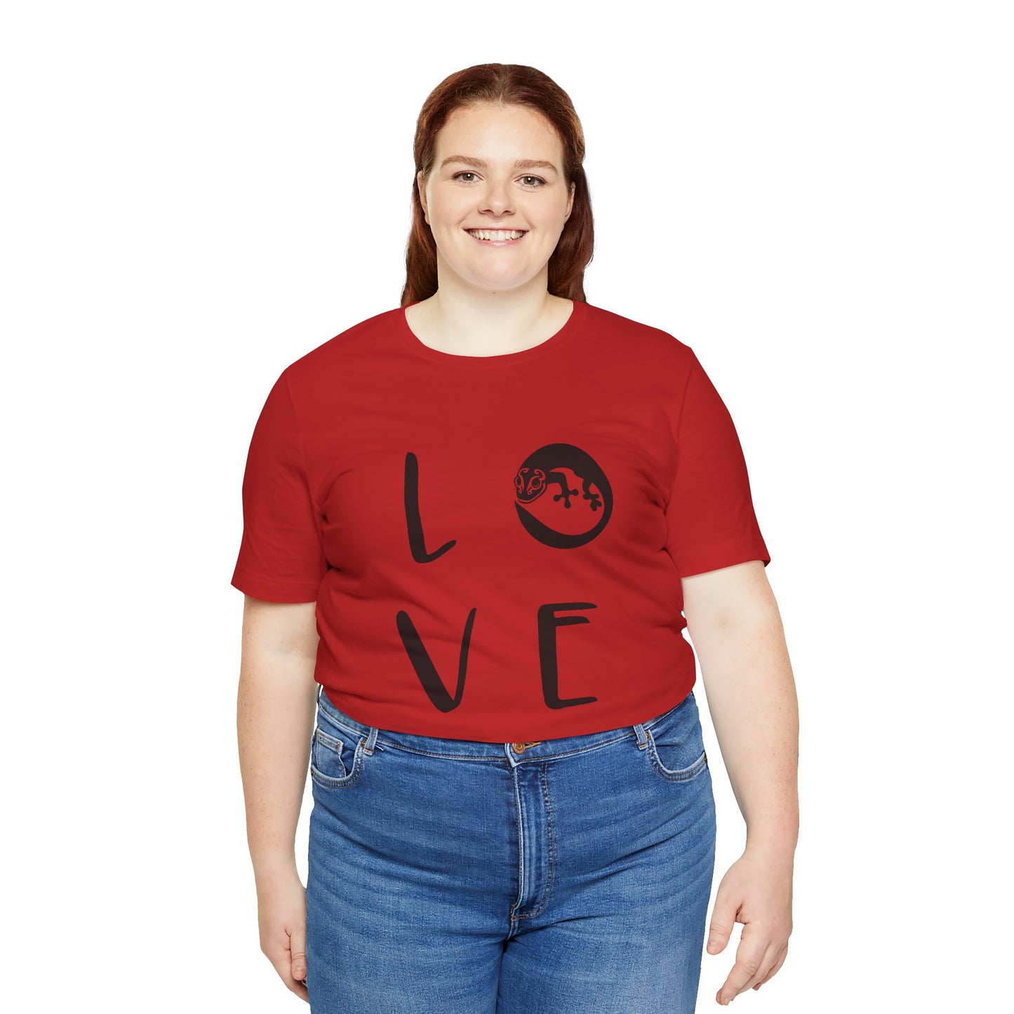 Lizard Love Unisex Jersey Tee - Casual Everyday Wear - Great for Reptile Lovers
