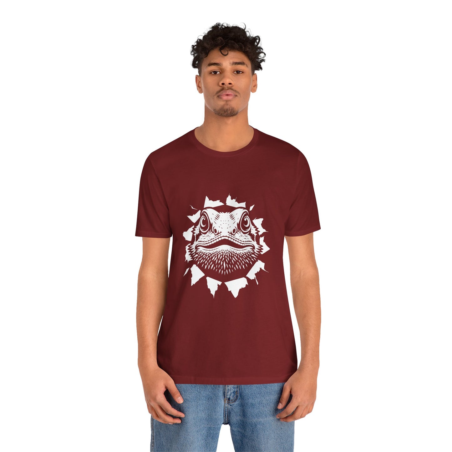 "Dragon Exit" Print Unisex Jersey Tee - Casual Everyday Wear - Great for Reptile Lovers