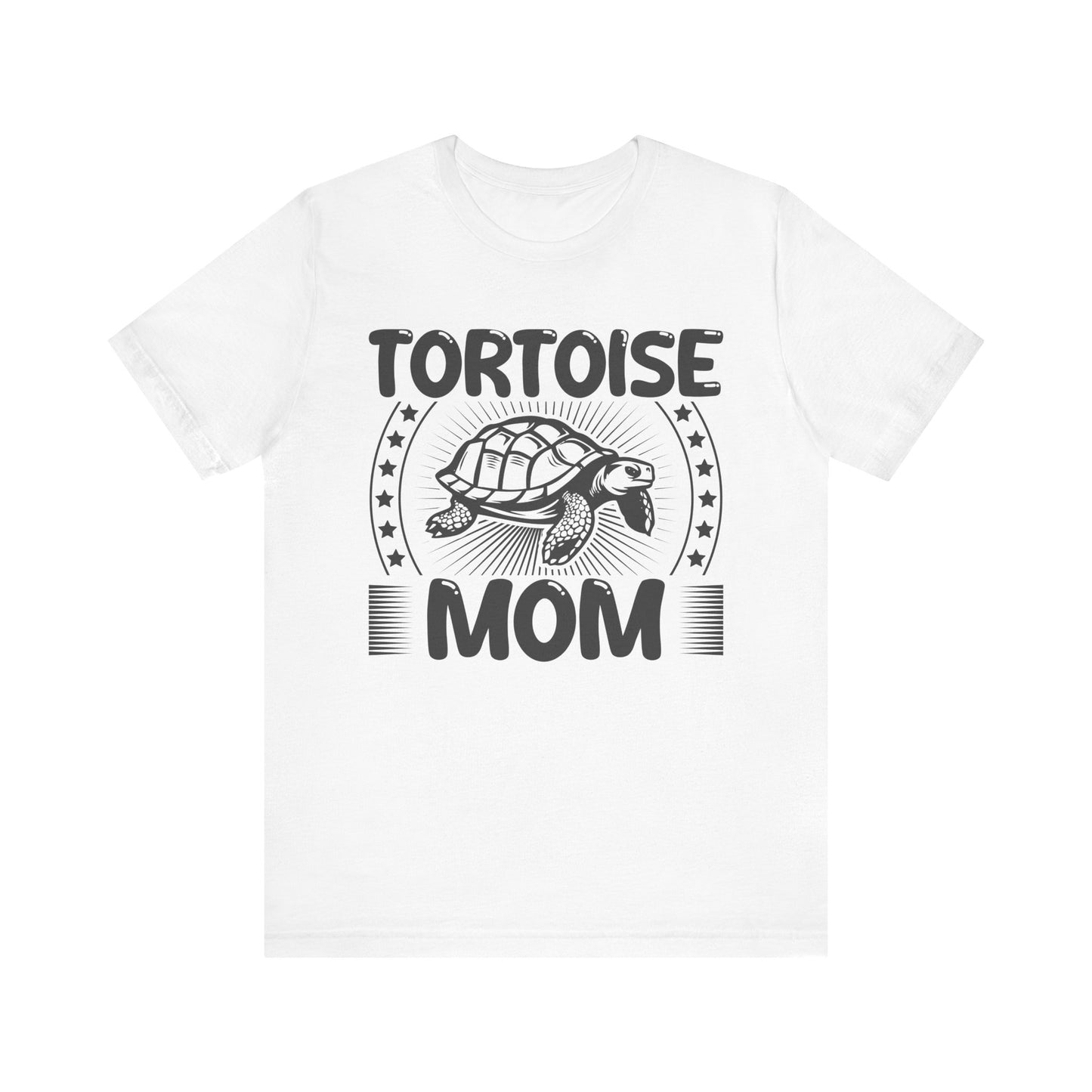 "Tortoise Mom" Unisex Jersey Tee - Casual Everyday Wear - Great for Reptile Lovers