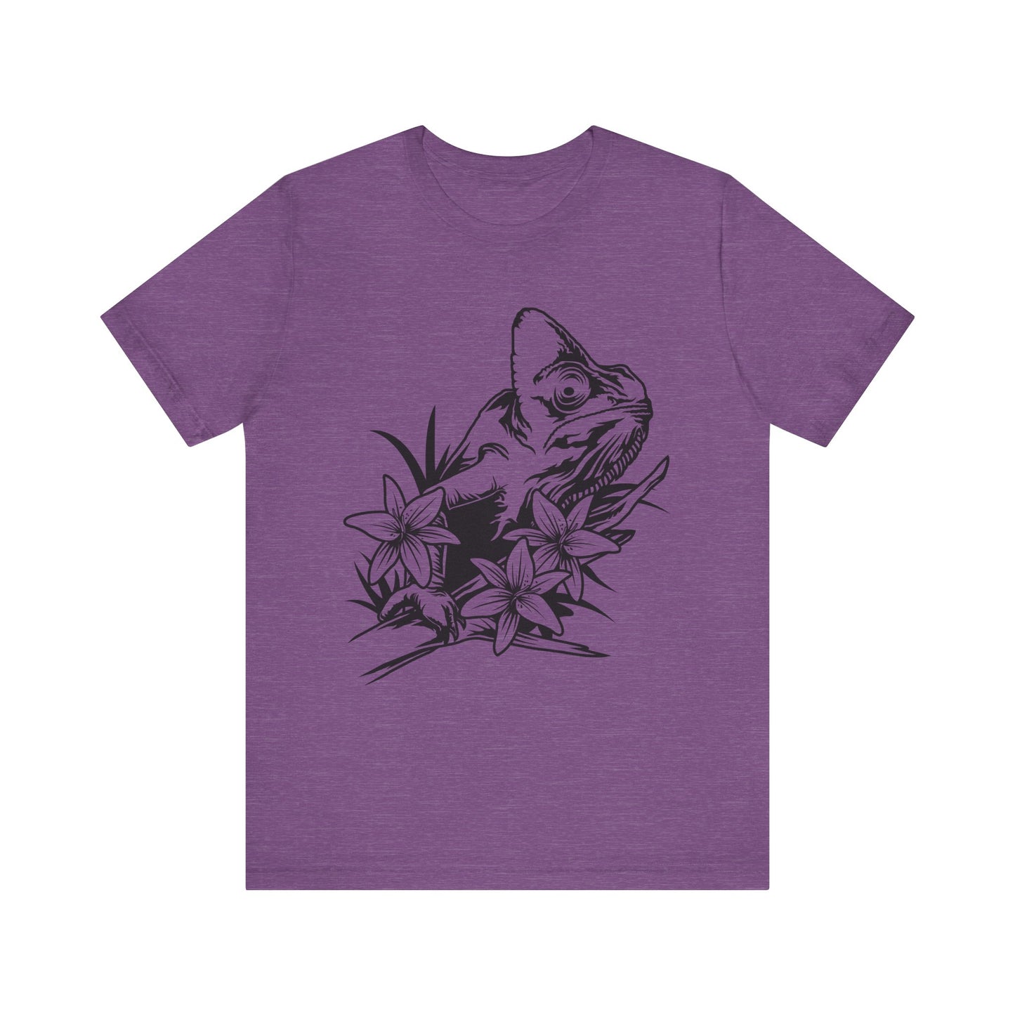Chameleon Unisex Jersey Tee - Casual Everyday Wear - Great for Reptile Lovers