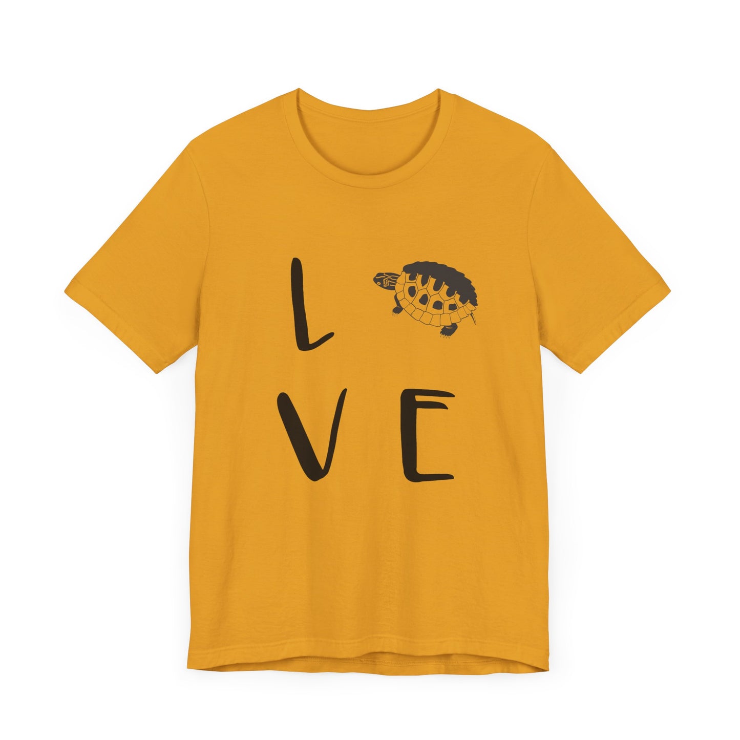 Turtle Love Unisex Jersey Tee - Casual Everyday Wear - Great for Reptile Lovers