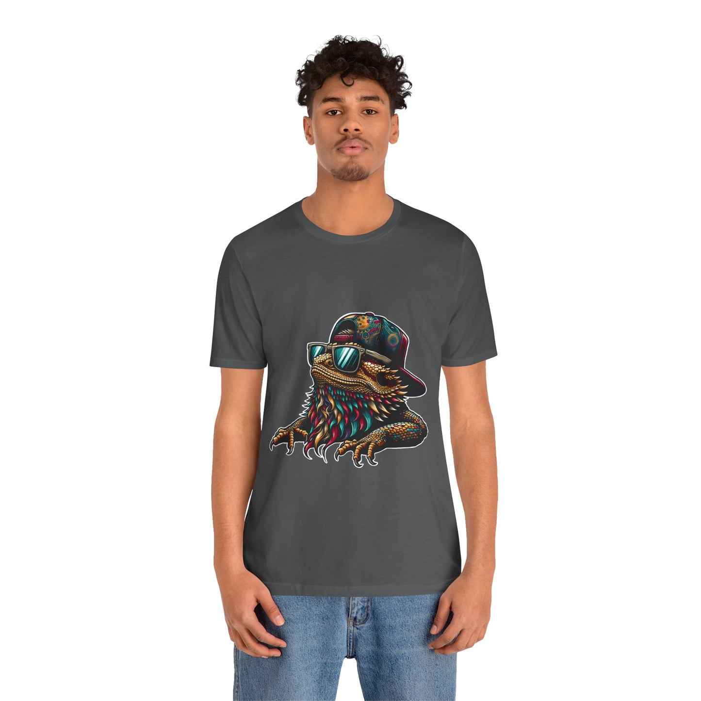 Stylin' Beardie Unisex Jersey Tee - Casual Everyday Wear - Great for Reptile Lovers