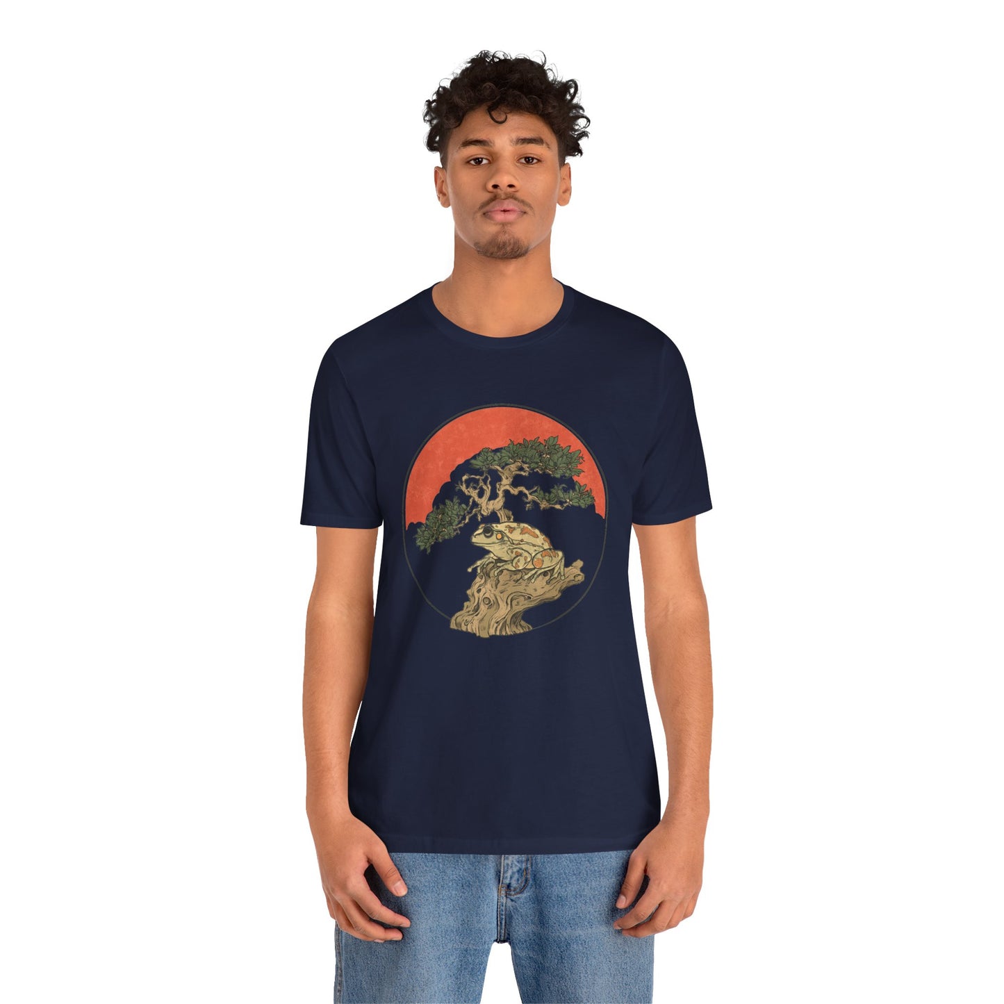 Bonsai Frog Unisex Jersey Tee - Casual Everyday Wear - Great for Reptile Lovers