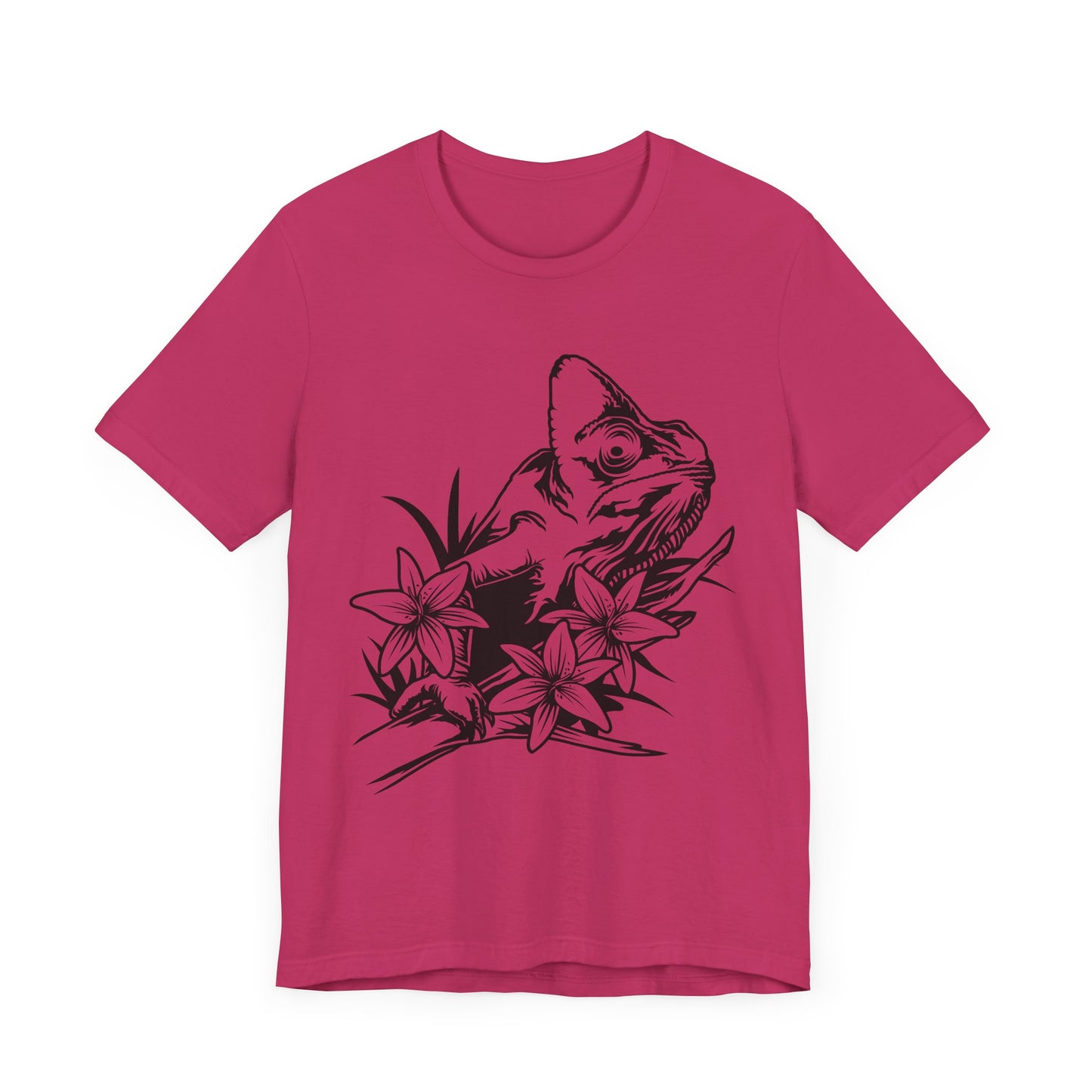 Chameleon Unisex Jersey Tee - Casual Everyday Wear - Great for Reptile Lovers