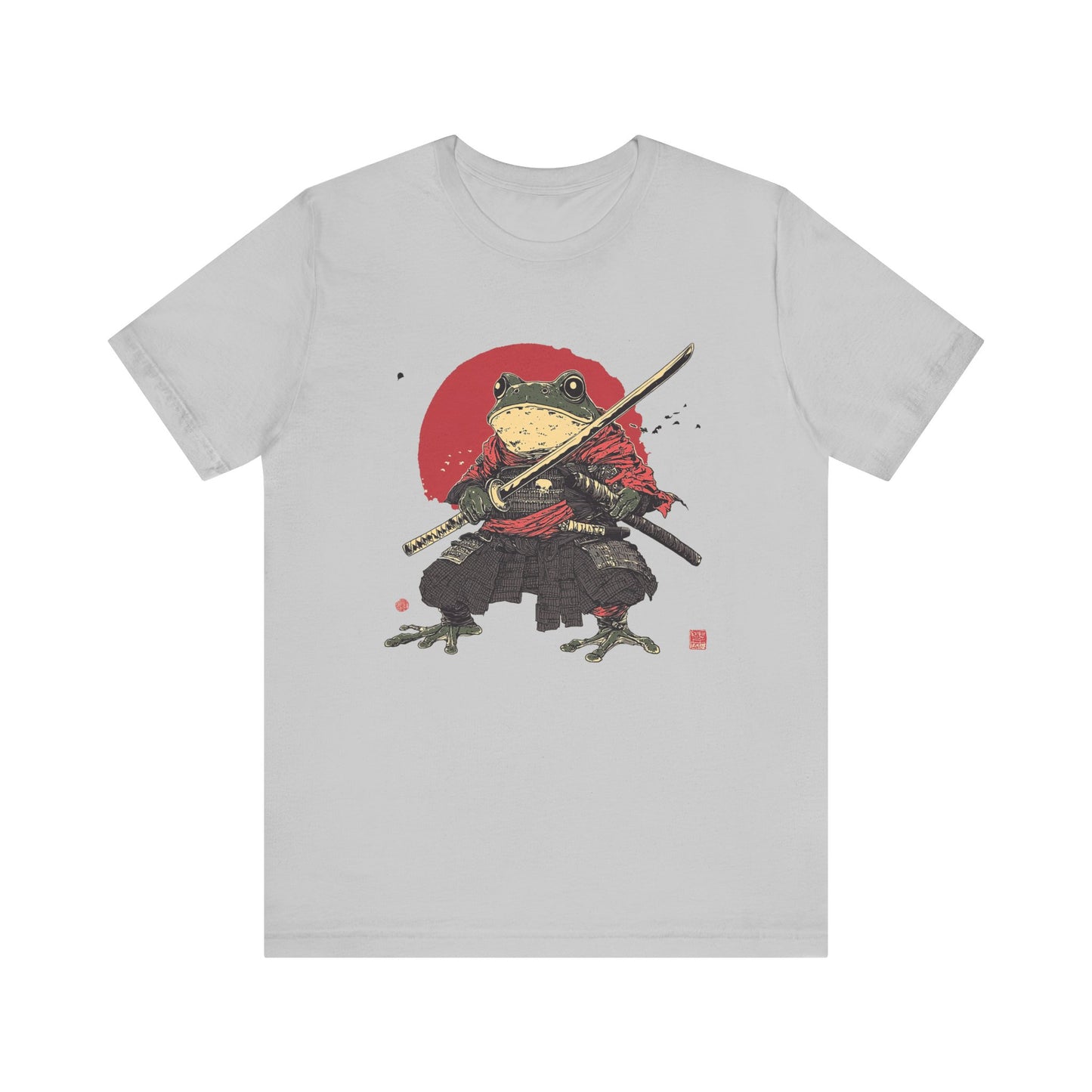 Samurai Frog Unisex Jersey Tee - Casual Everyday Wear - Great for Reptile Lovers
