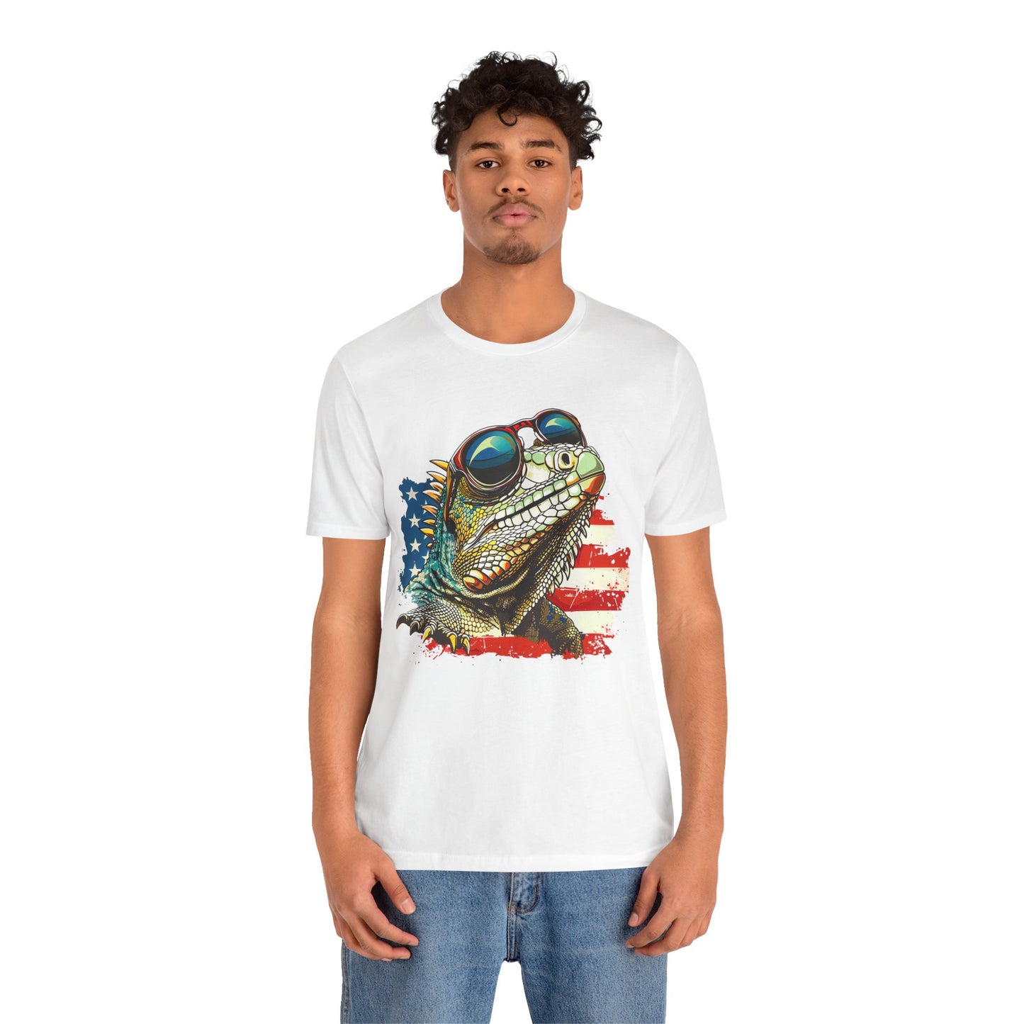 Cool Iguana Unisex Jersey Tee - Casual Everyday Wear - Great for Reptile Lovers